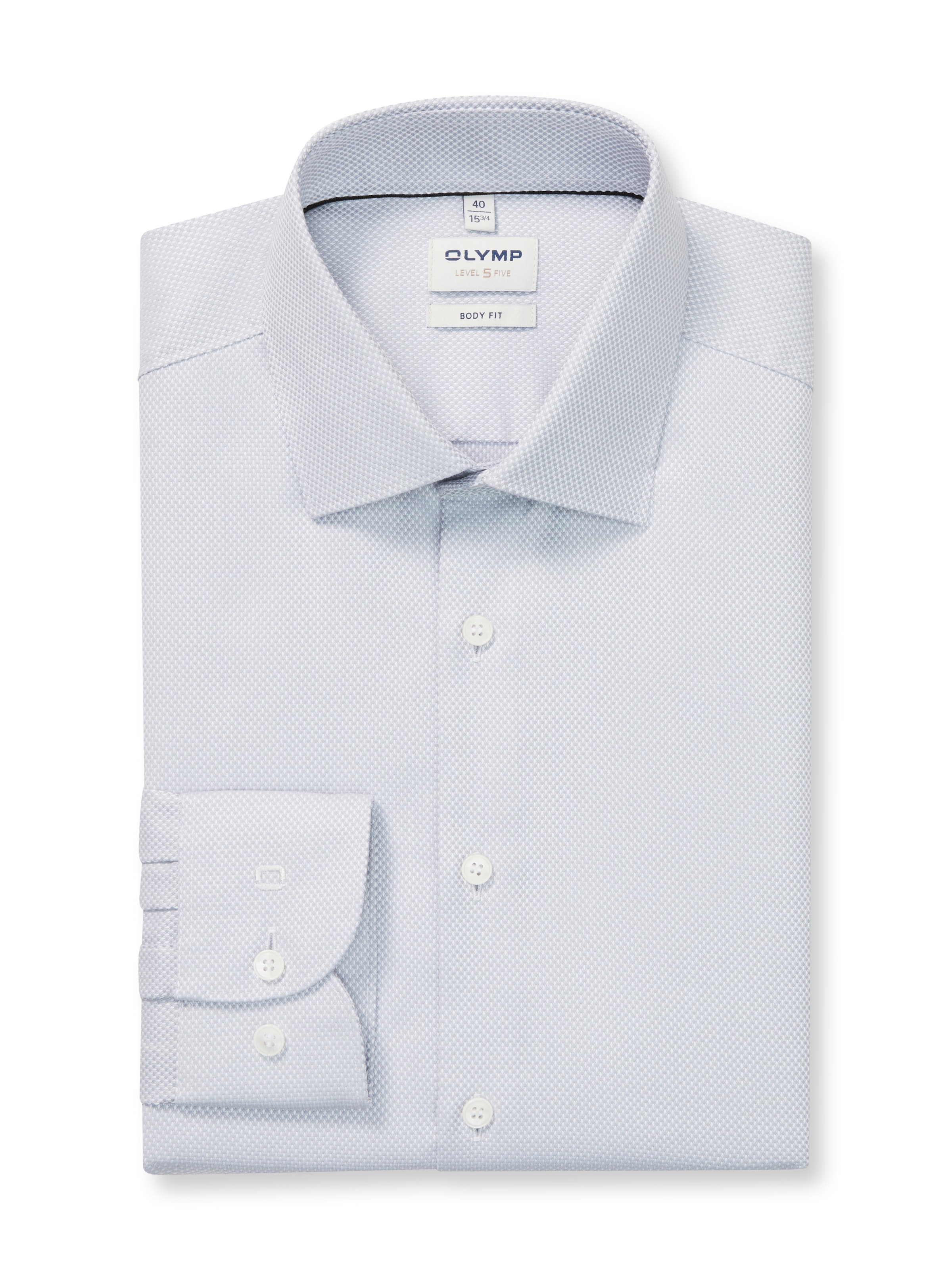 OLYMP Businesshemd »Level Five body fit« mit modischer Struktur