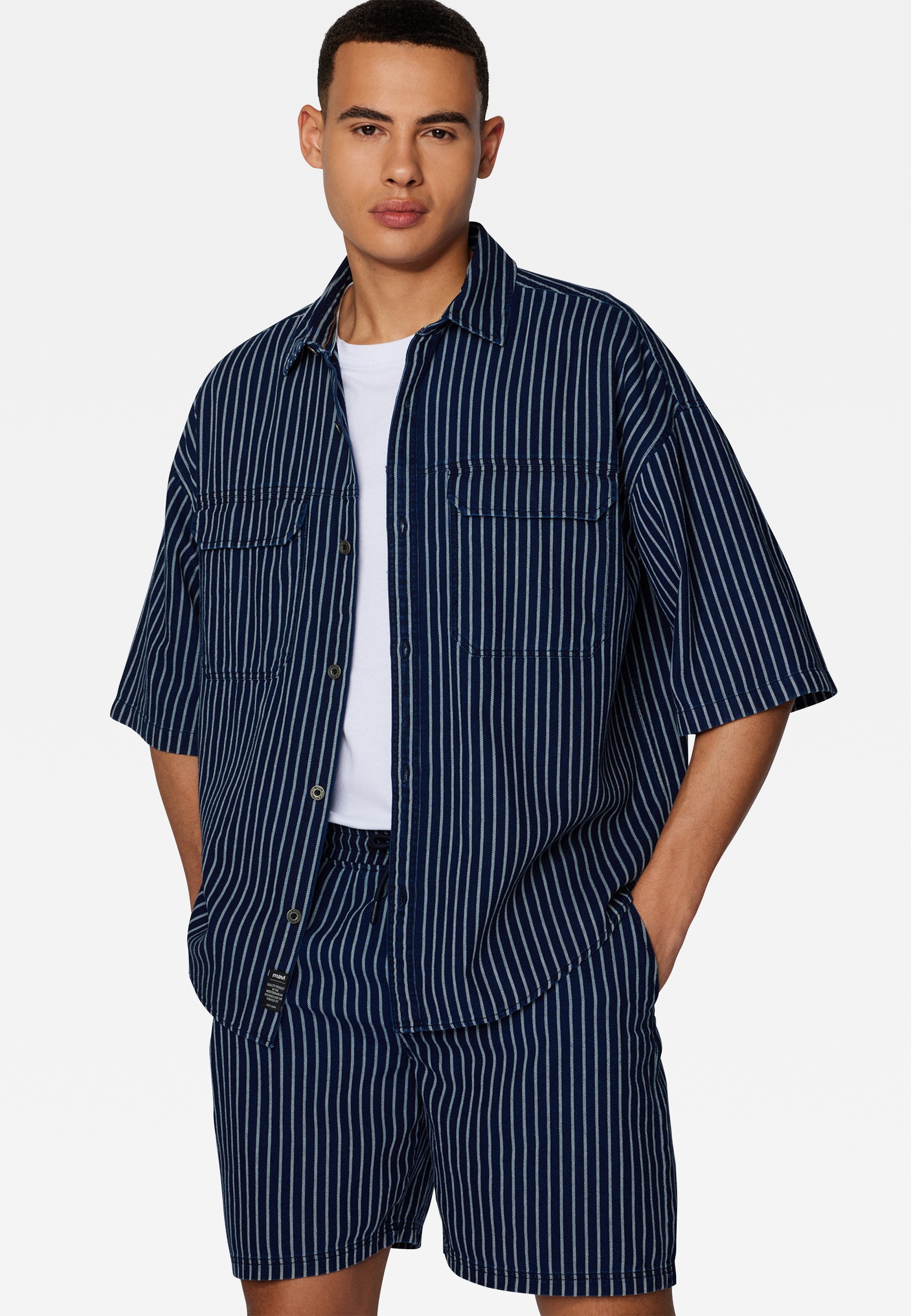 3. Bild von Mavi Shorts »STRIPE SHORTS«, Gestreifte Short