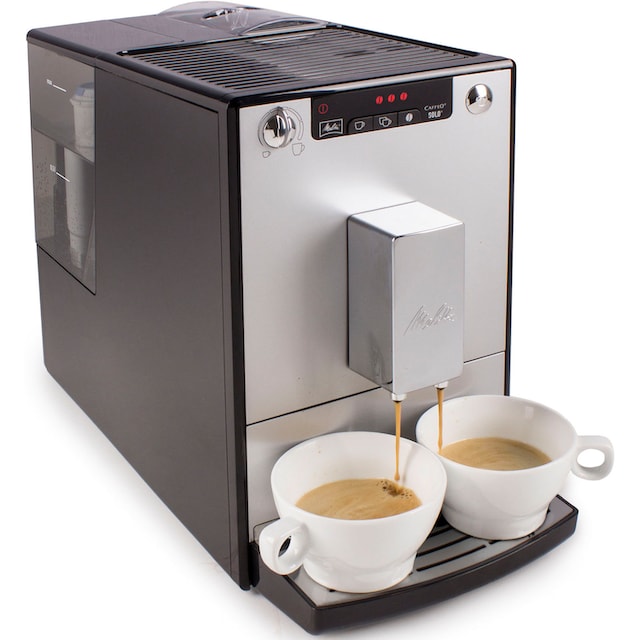 Melitta Kaffeevollautomat CAFFEO® Solo® schwarz-silber E 950-103, 1,2l  Tank, Kegelmahlwerk online kaufen
