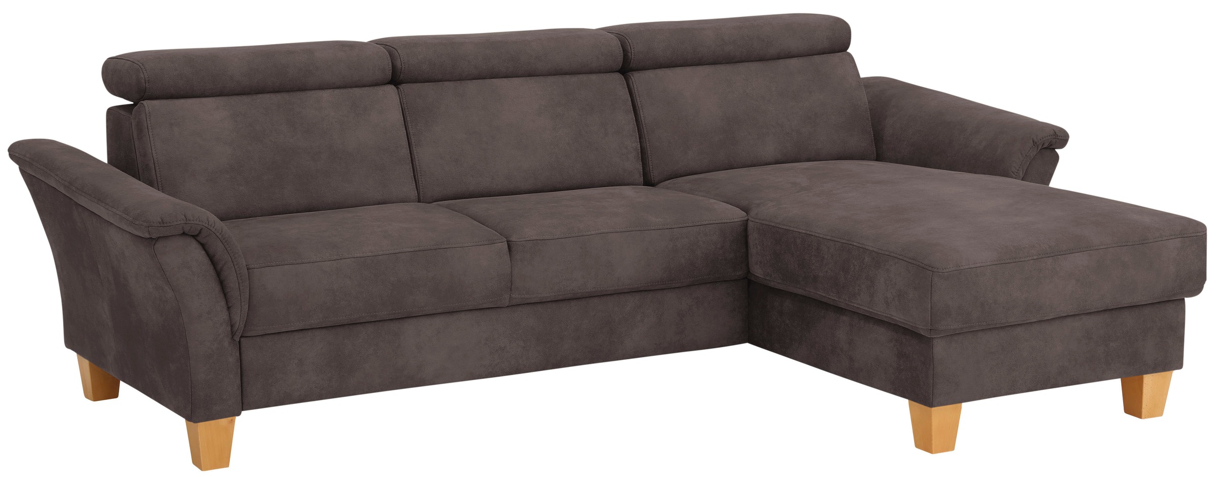 Home affaire Ecksofa »Conville L-Form«, Federkern, wahlweise mit Bettfunktion und Bettkasten bzw. Stauraum