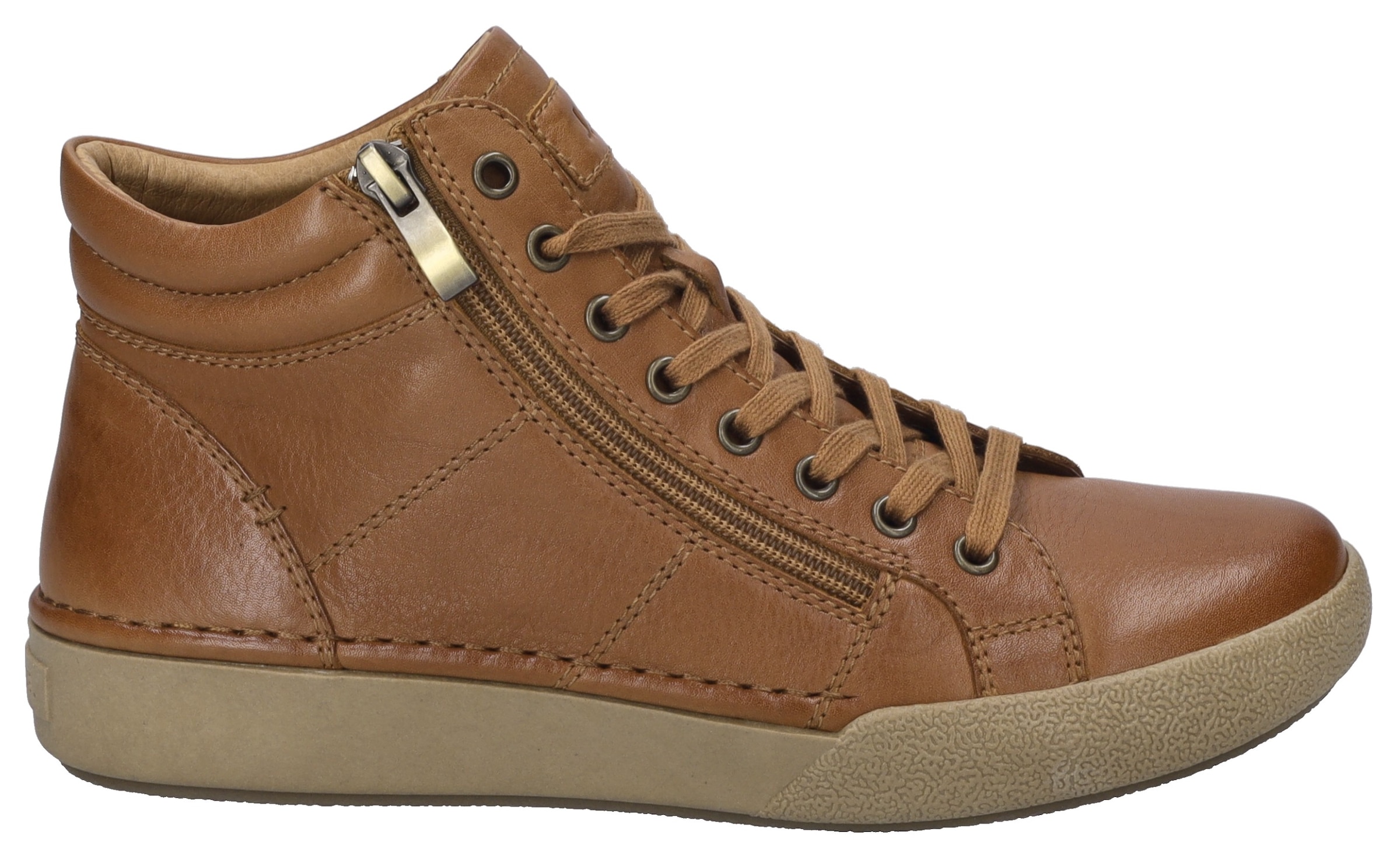 Josef Seibel Sneaker »Claire 11«, Schnürboots, High Top Sneaker, Komfortschuh mit Lederinnensohle