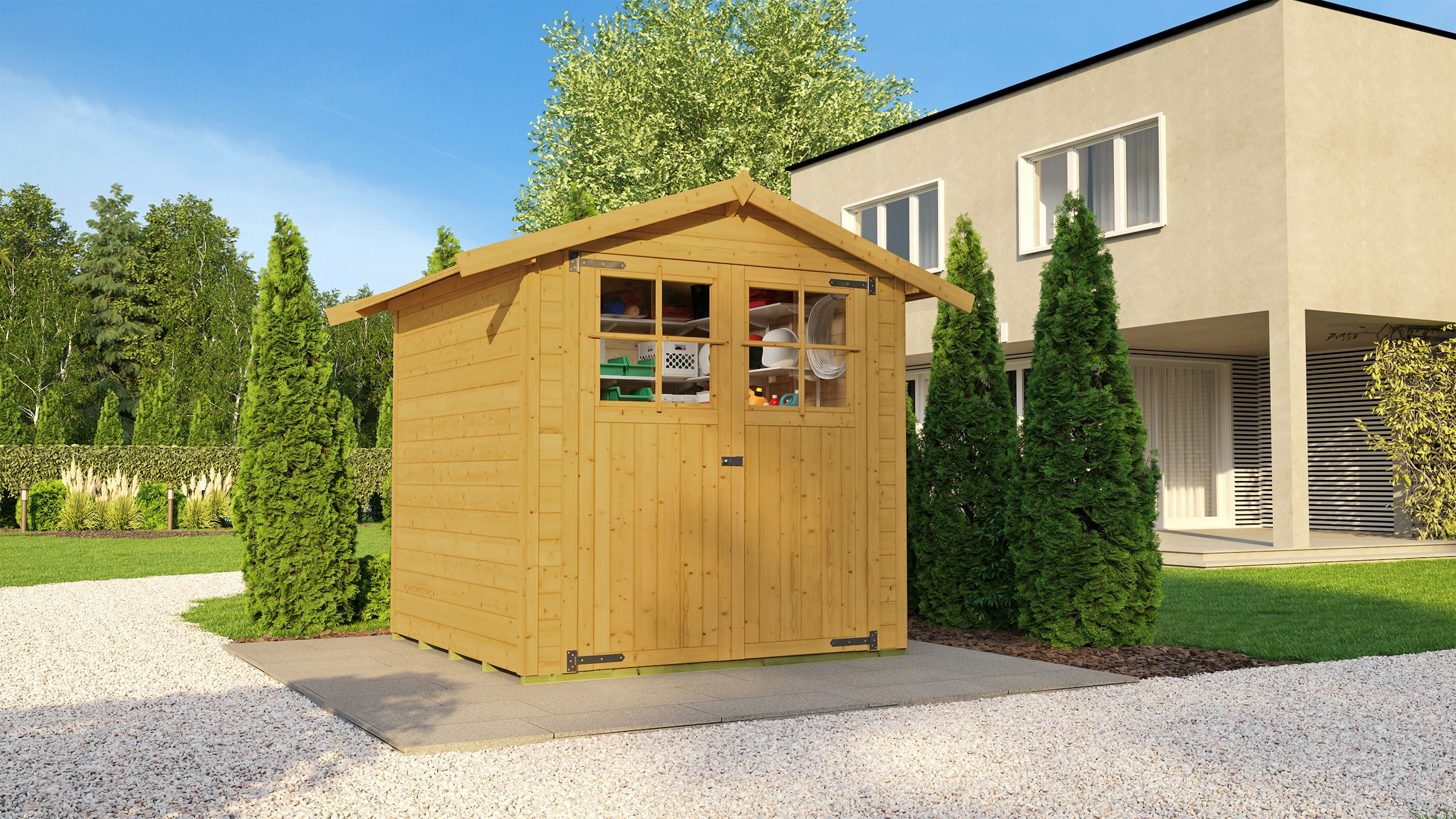 weka Gartenhaus »Nr. 316, Größe 2«, inklusive Fussboden