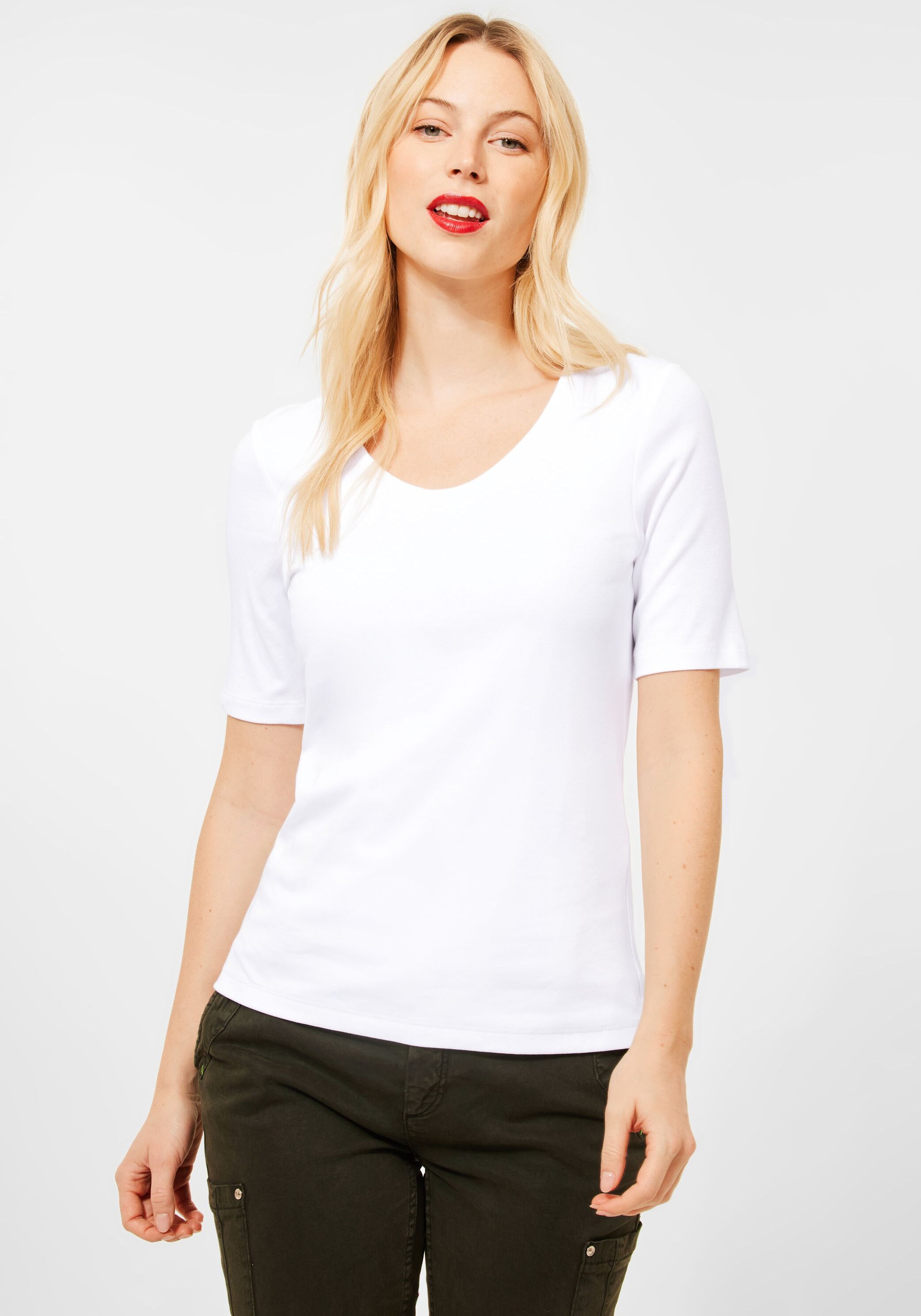 STREET ONE T-Shirt »Style Palmira« im Basic Style