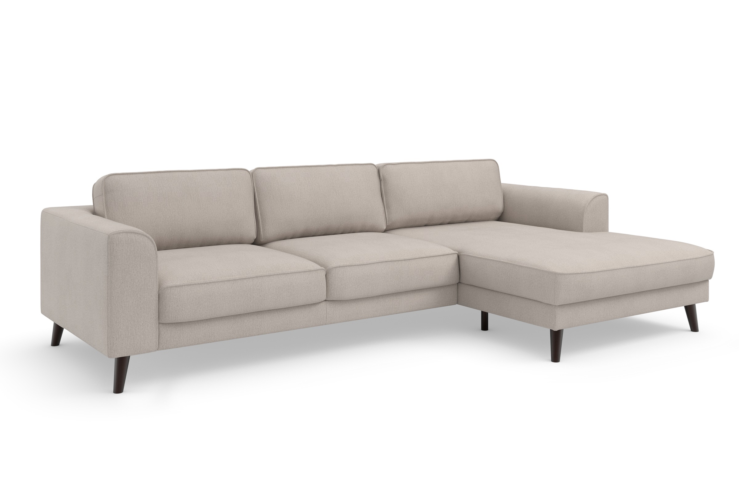 TRENDMANUFAKTUR Ecksofa »Lumber Jack, elegantes Designsofa, zeitlos modern, hoher Sitzkomfort« wahlweise mit Bettfunktion u. Bettkasten, L-Form