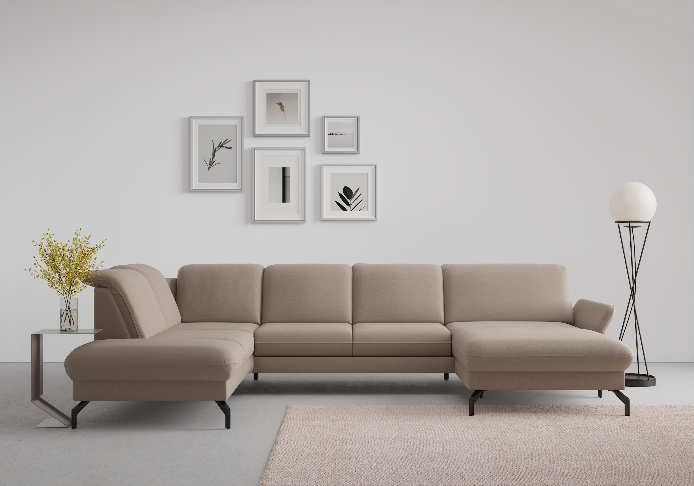 sit&more Wohnlandschaft »Fashion U-Form« wahlweise mit Kopfteilverstellung, günstig online kaufen