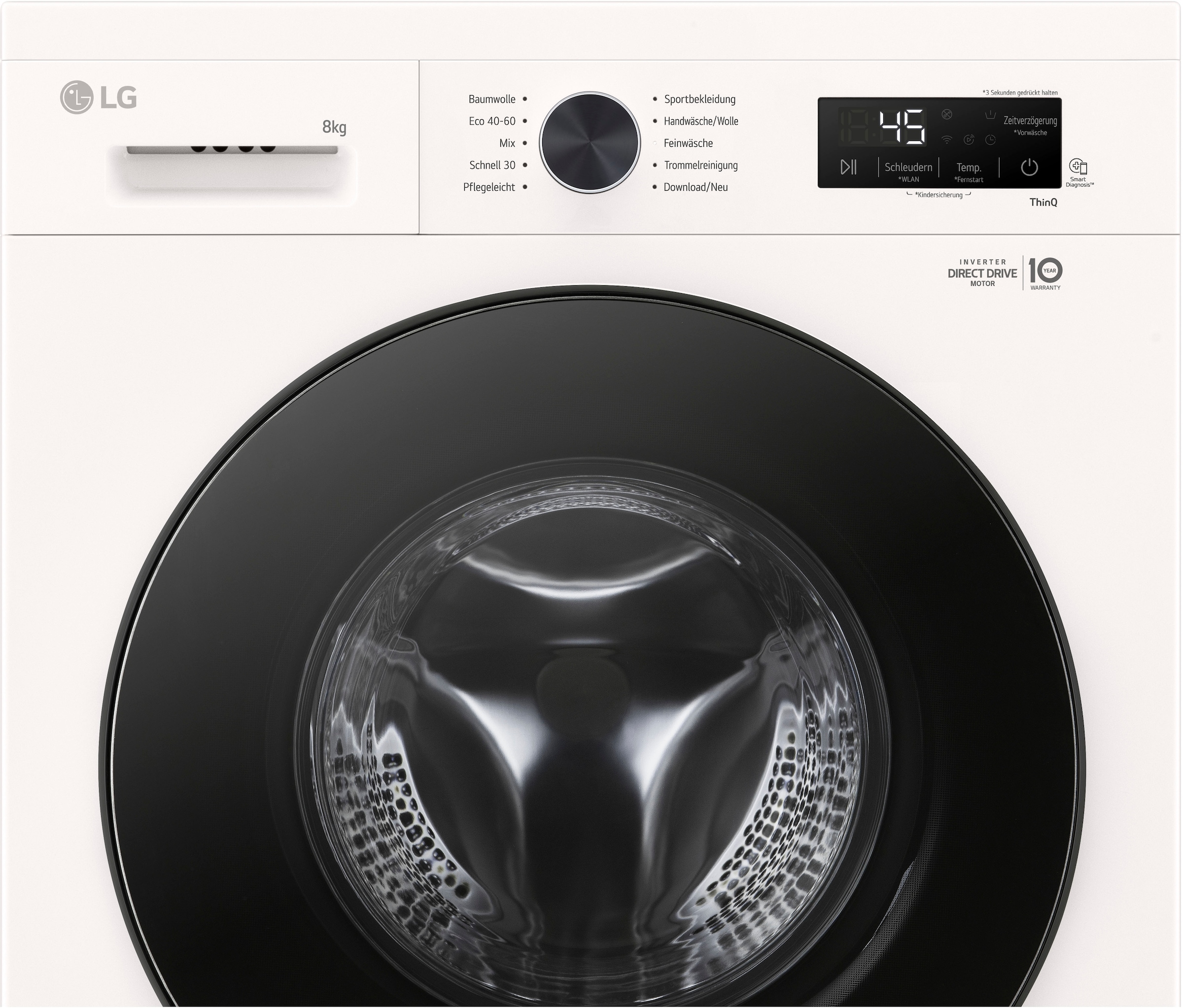 LG Waschmaschine VB »F4WB308Y«, 8 kg, 1400 U/min