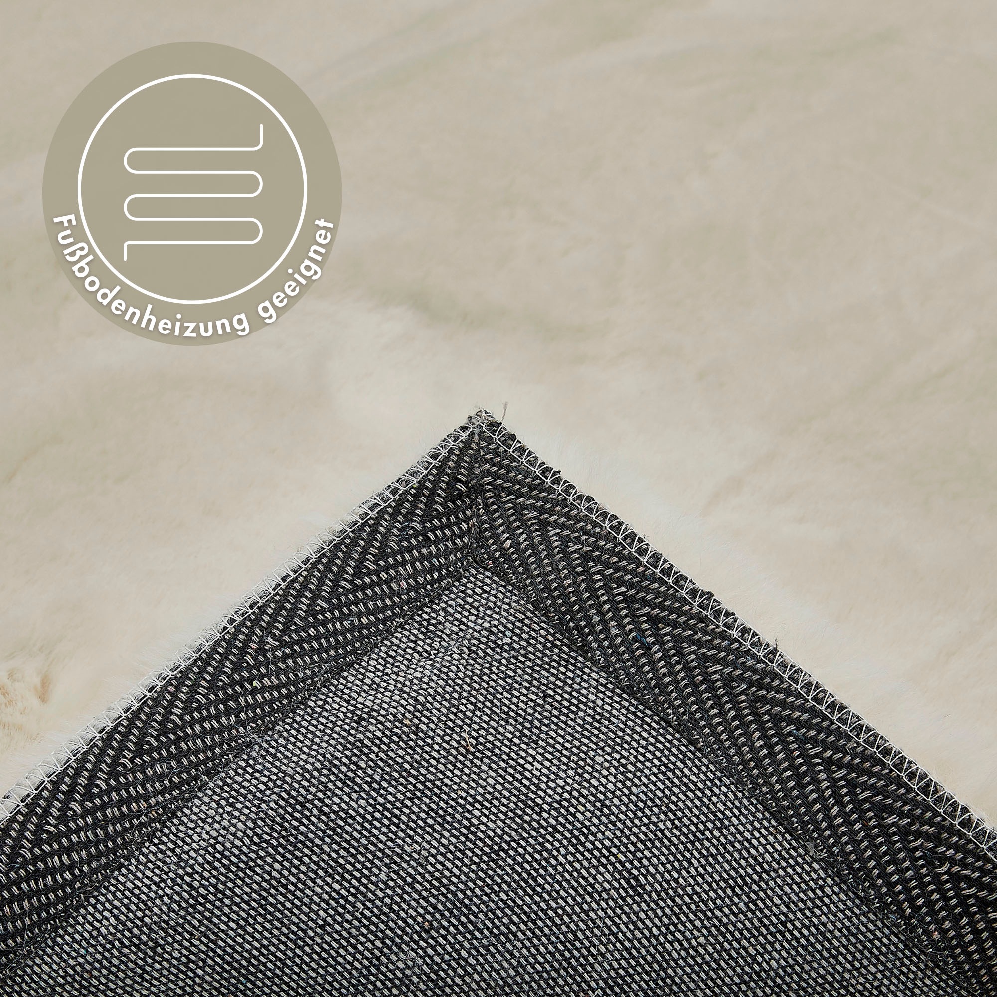 LUXOR living Fellteppich »Novara«, rechteckig, 30 mm Höhe, Kunstfell, Kaninchenfell-Haptik, besonders weicher Hochflor