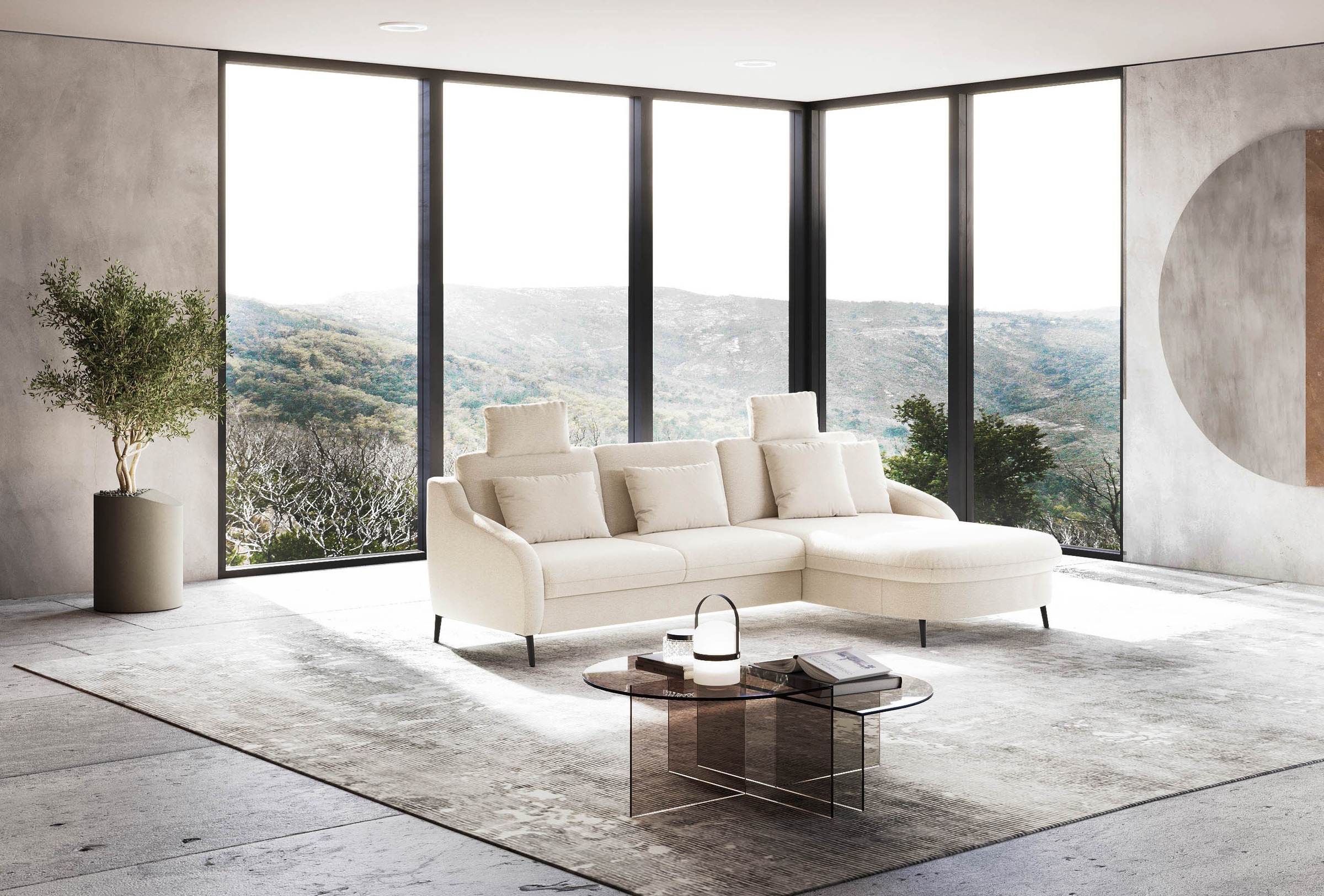 sit&more Ecksofa »Soul L-Form«, wahlweise mit Bettfunktion und Bettkasten o günstig online kaufen