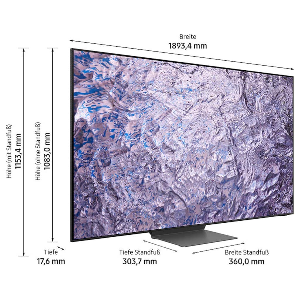 Samsung LED-Fernseher, 214 cm/85 Zoll, 8K, Smart-TV