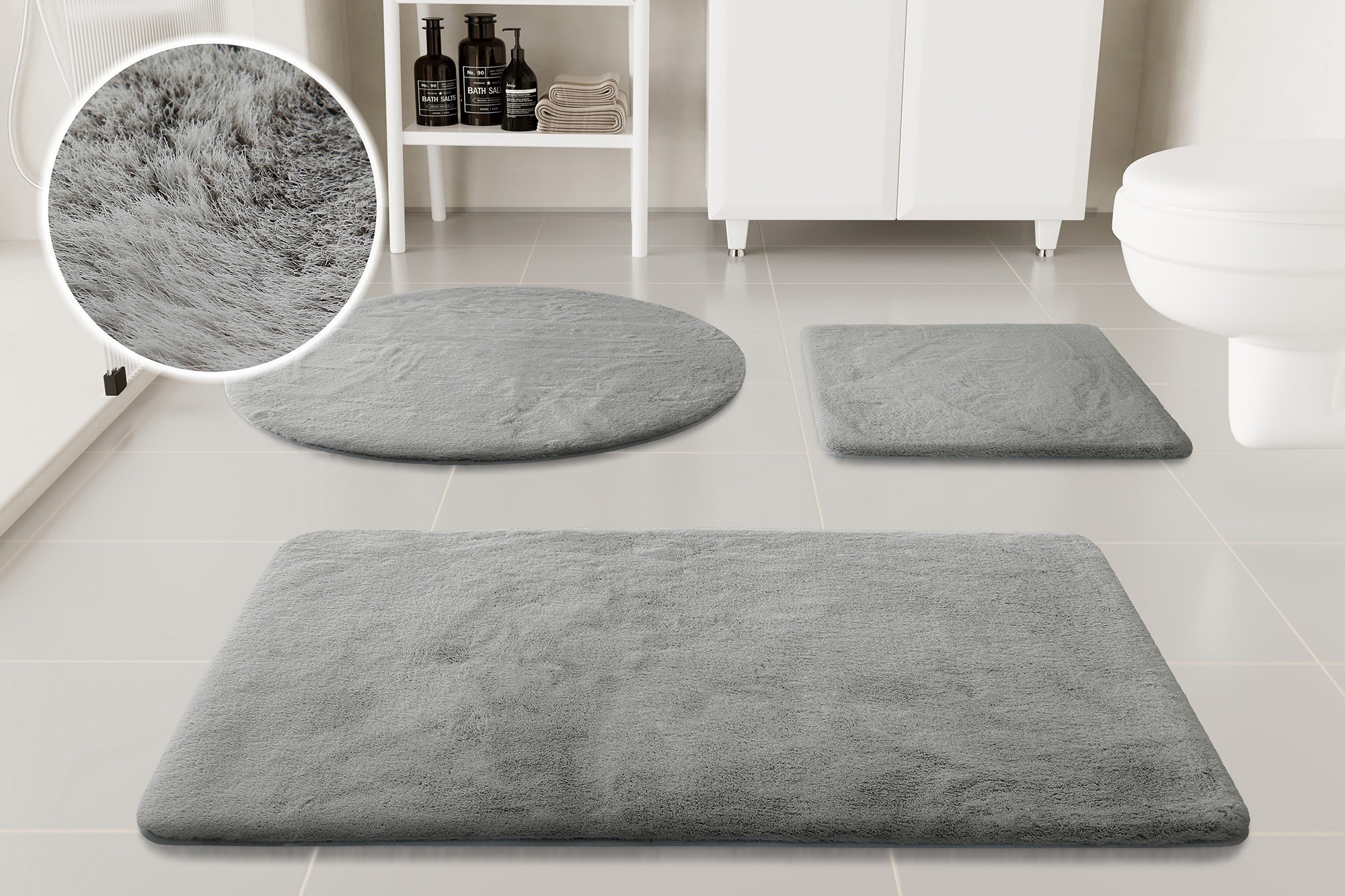 OTTO home Badematte »Lennja«, rutschhemmend beschichtet, fußbodenheizungsge günstig online kaufen