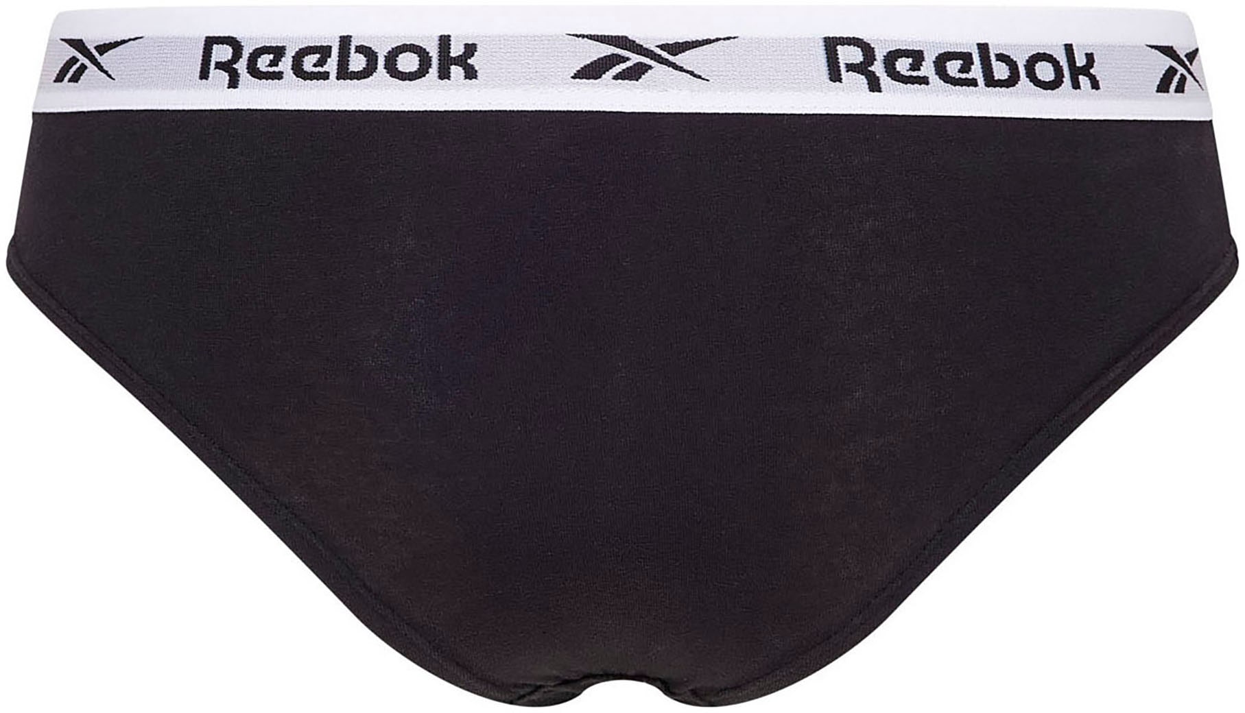 Reebok Bikinislip »CARINA« eng, basic, bequem, mit Logo, breiter Bund, Baumwollmix