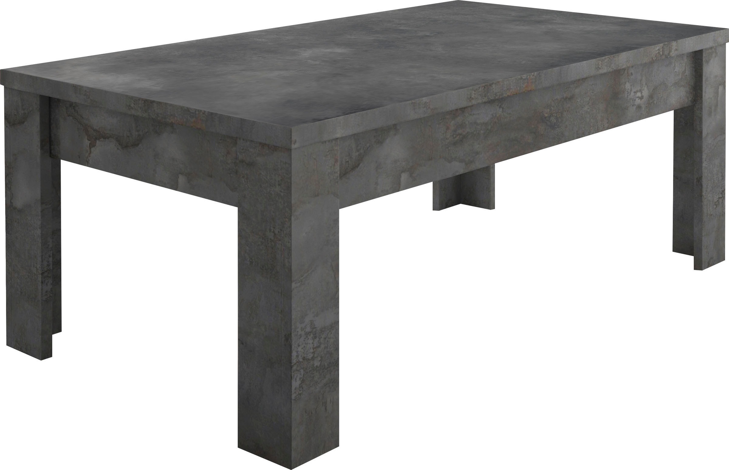 INOSIGN Couchtisch »Dama 122 x 65 cm, Wohnzimmertisch mit Winkelfuß«, Sofat günstig online kaufen