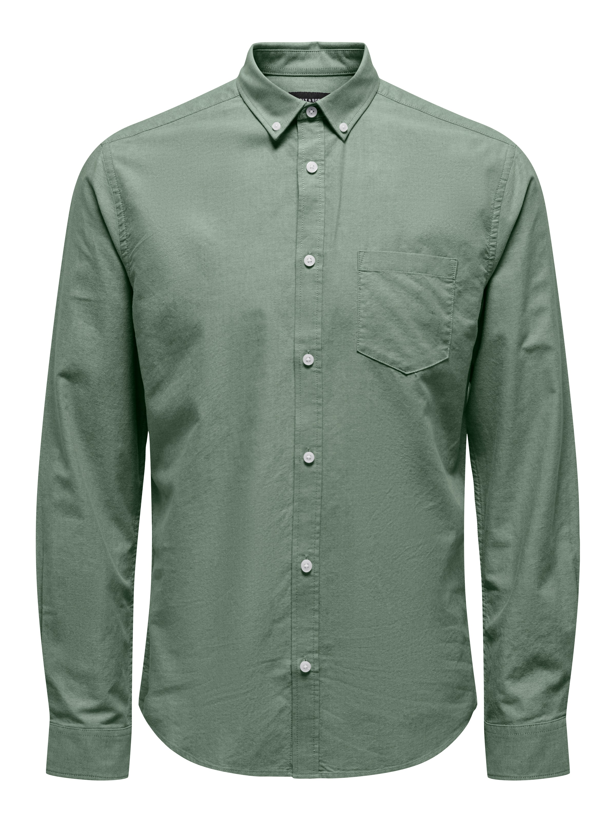 ONLY & SONS Langarmhemd »ONSALVARO SLIM LS OXFORD SHIRT NOOS«