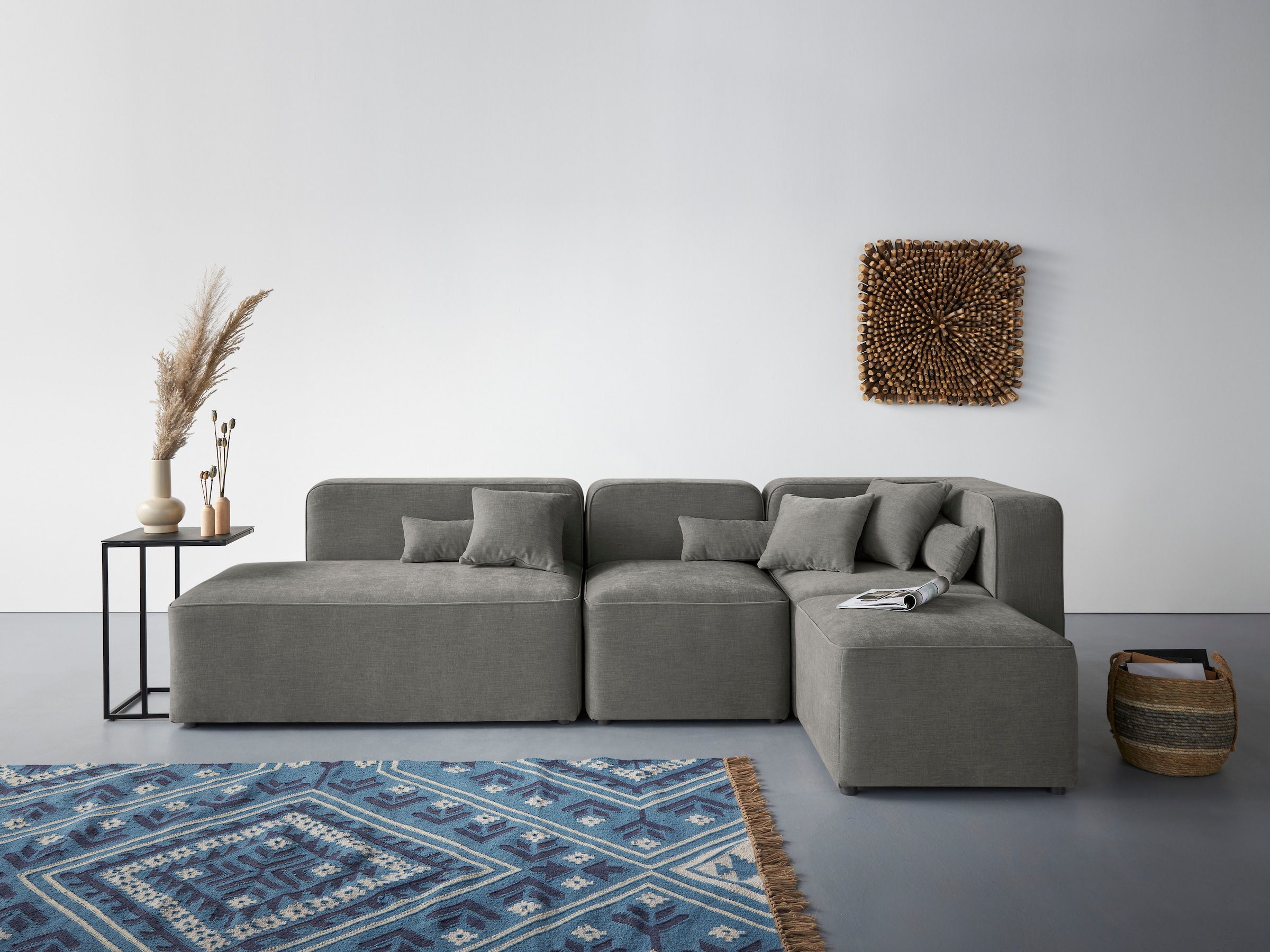 andas Ecksofa "Sundstrup L-Form", Modulserie, individuelle Zusammenstellung günstig online kaufen