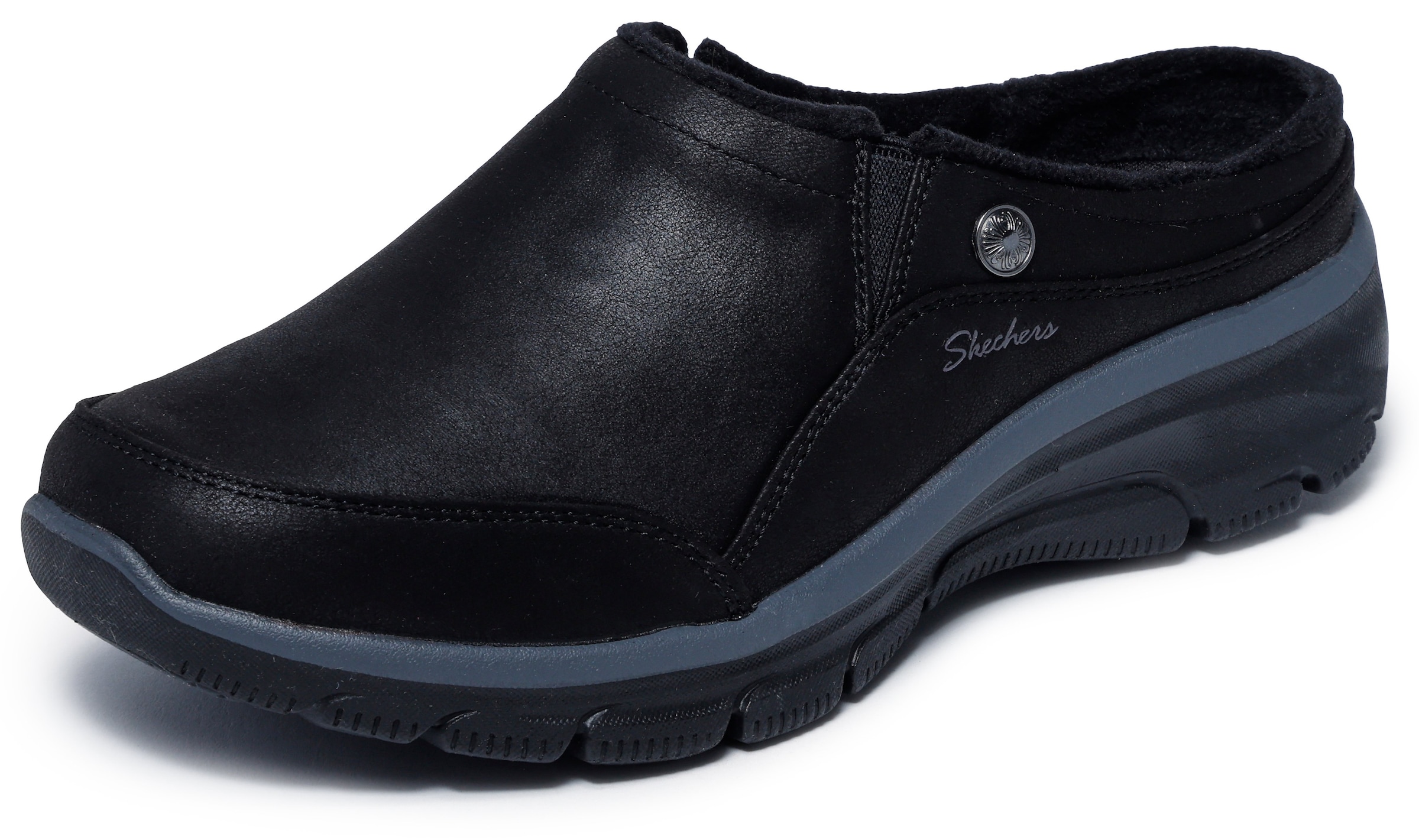 Skechers Clog »EASY GOING-LATTE 2«  Pantoffel, Slipper, Hausschuh mit Warmfutter