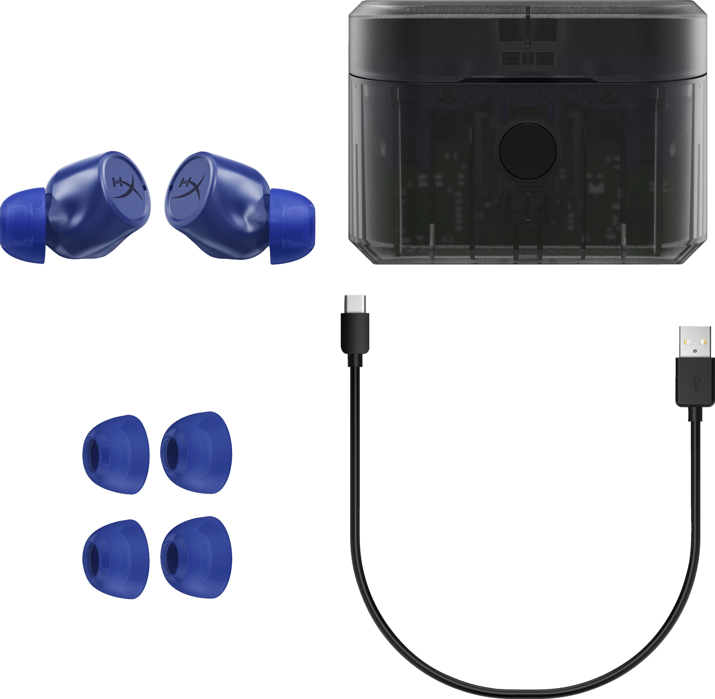 HyperX In-Ear-Kopfhörer »Cirro Buds Pro«, Bluetooth, Rauschunterdrückung-True Wireless