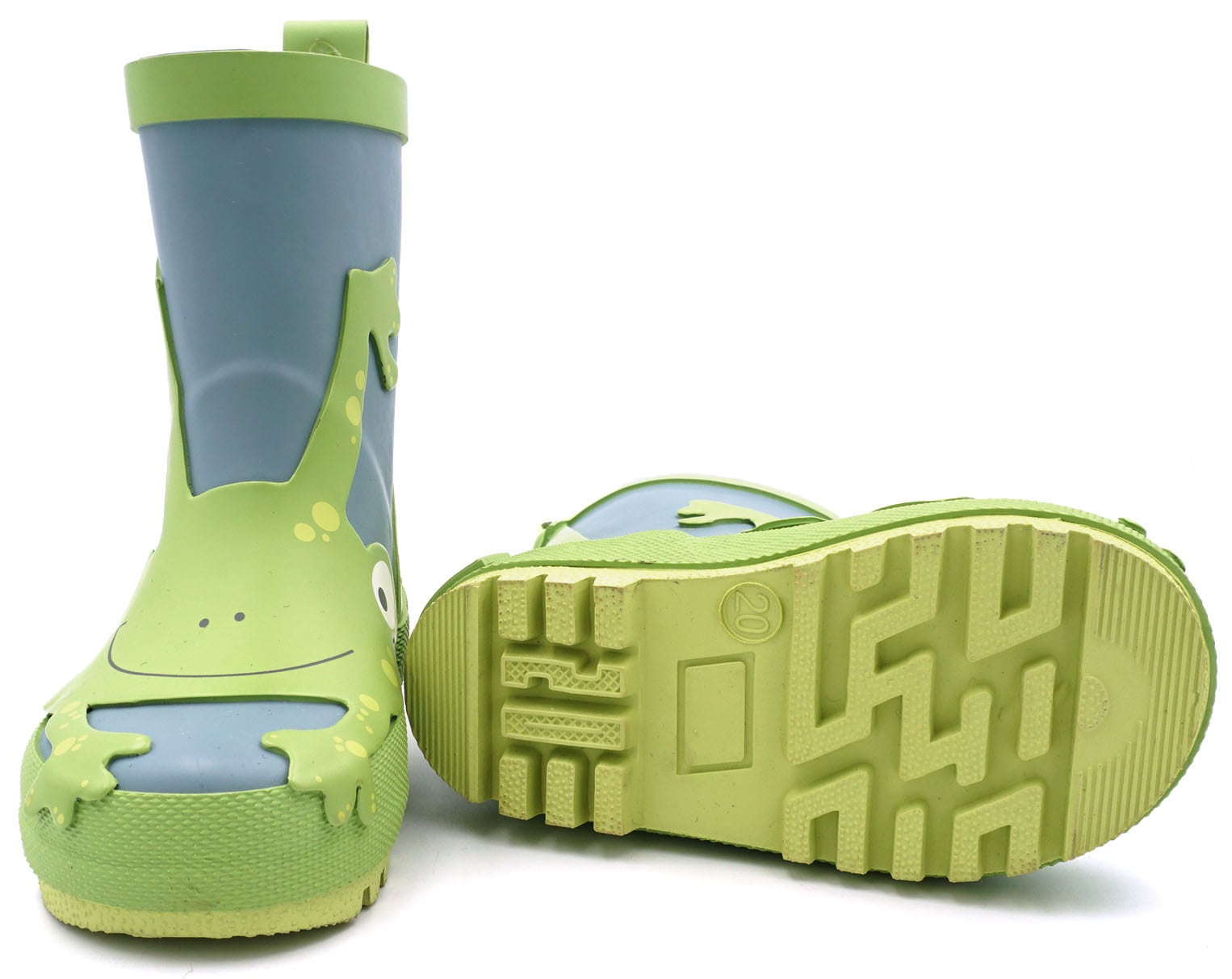 MAXIMO Gummistiefel  mit niedlichem Frosch-Patch, wasserdicht, robuste Sohle