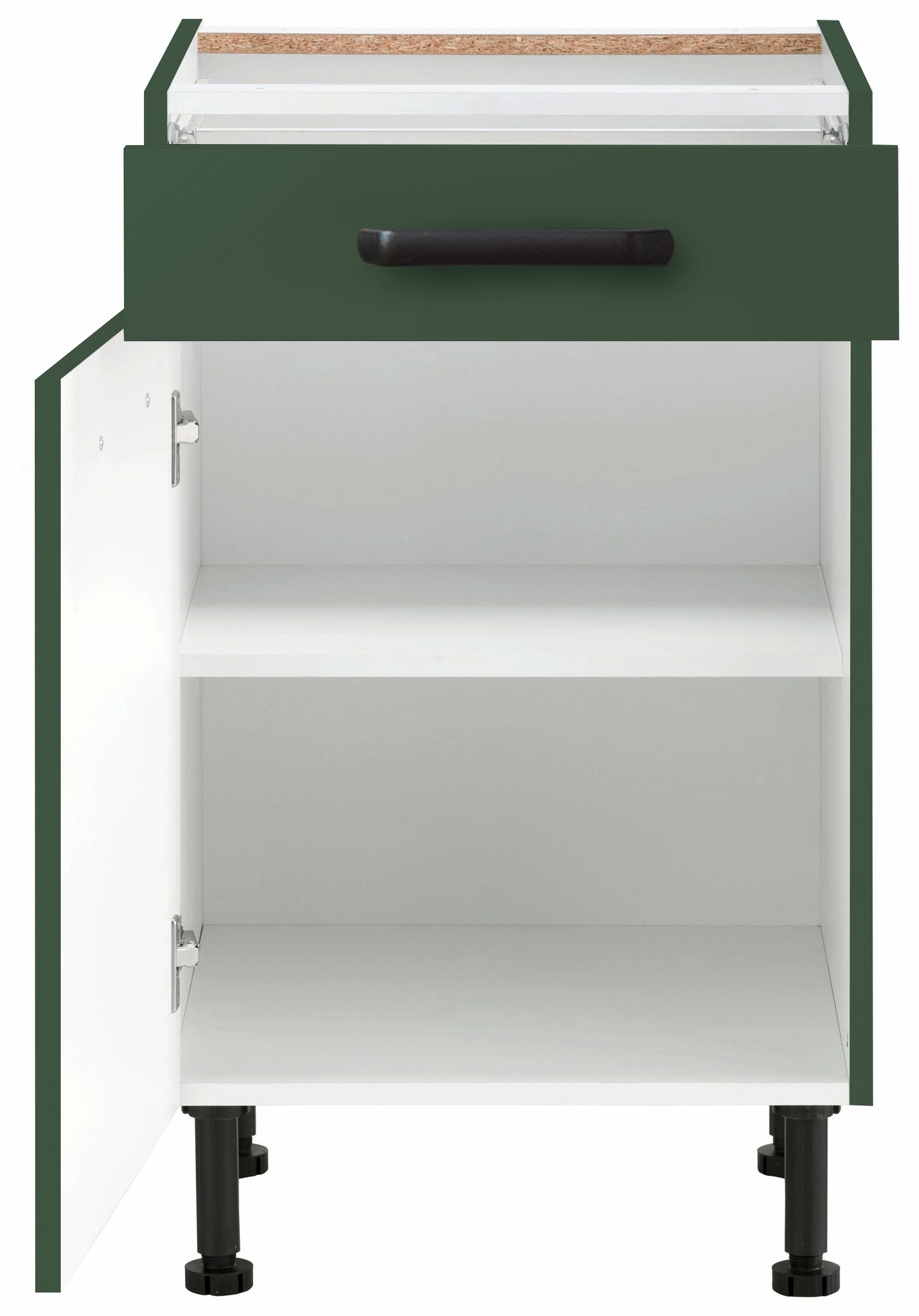 wiho Küchen Unterschrank »Simi«, Soft-Close-Funktion in Schubkästen und Auszügen, verstellbare Füße