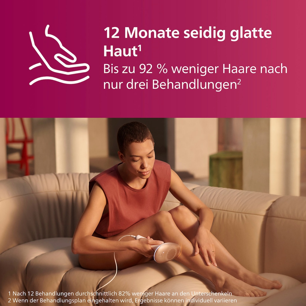 Philips IPL-Haarentferner »Lumea S7000 BRI921/00«, 250000 Lichtimpulse, 2 Aufsätze (Körper und Gesicht), inkl. Präzisionstrimmer