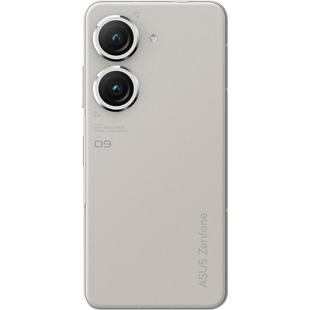 Asus Smartphone »Zenfone 9«, Moonlight White, 15,04 cm/5,92 Zoll, 256 GB Speicherplatz, 50 MP Kamera