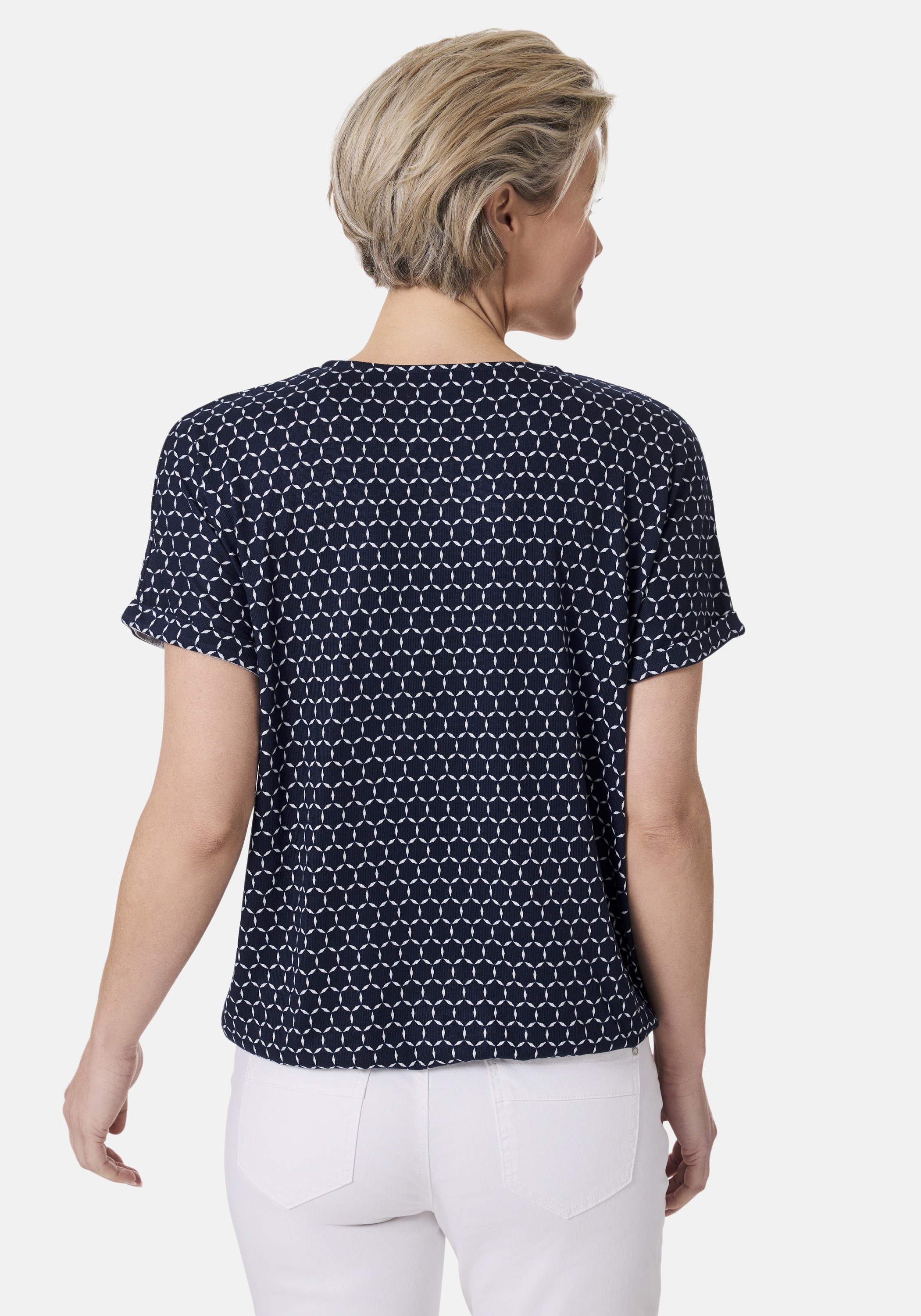 STOOKER WOMEN Kurzarmshirt »CLEA Print T-Shirt«, Regular Fit T-Shirt Spitzen- Shirt für Damen