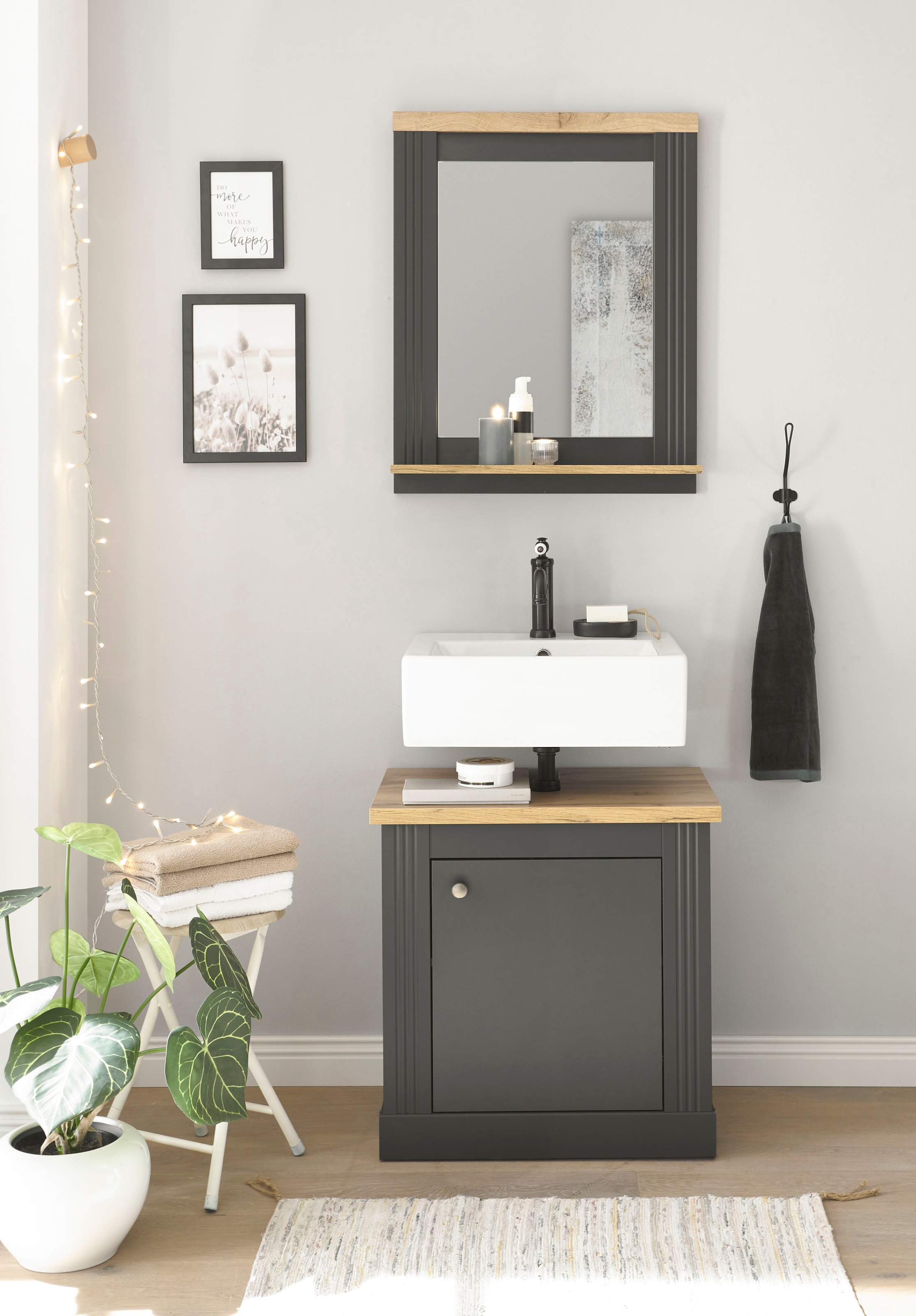 Home affaire Badmöbel-Set »WESTMINSTER, Bad im Landhausstil, 2-teiliges Bad günstig online kaufen