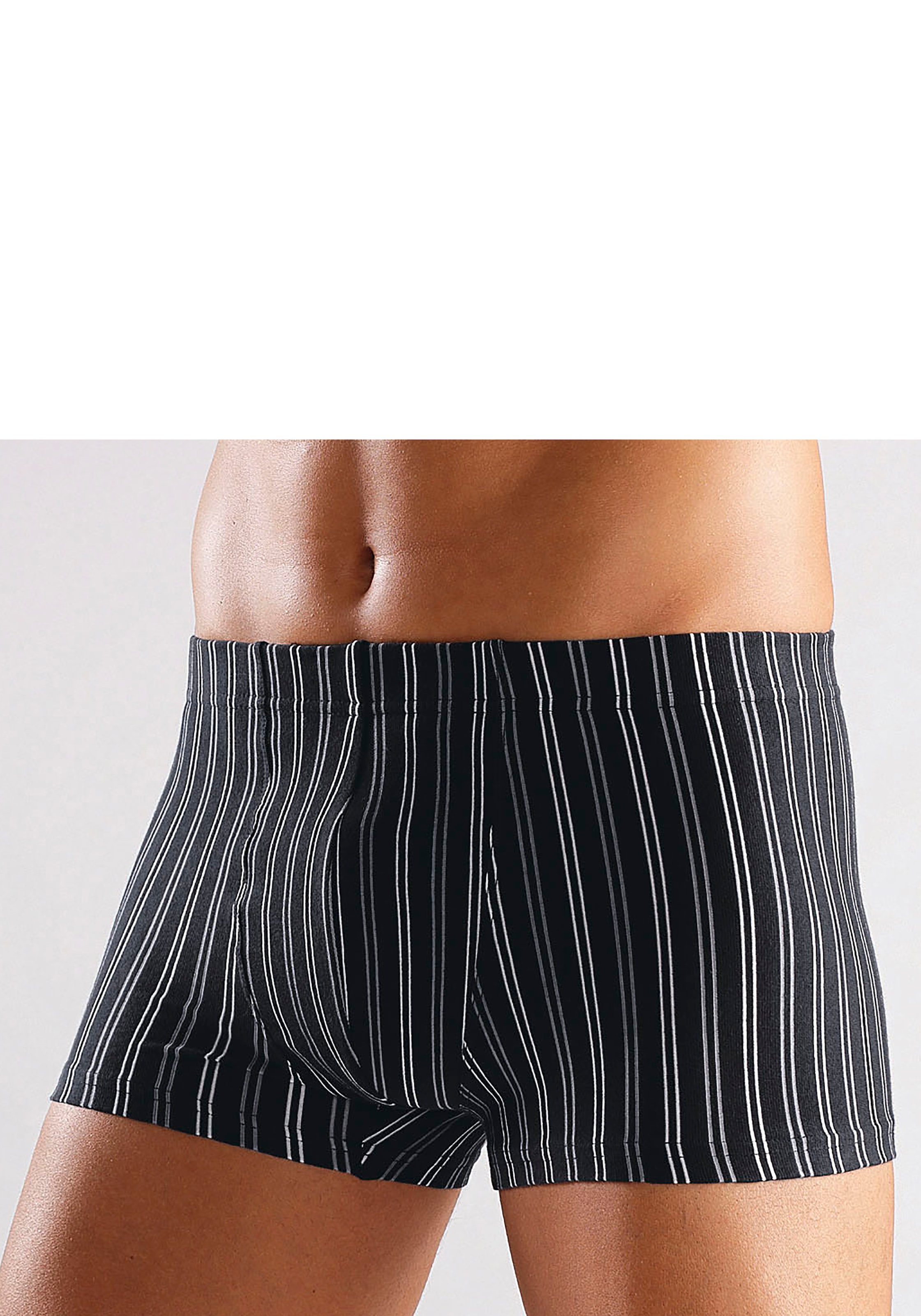 le jogger® Boxer »Boxershorts für Herren«, (Packung, 3 St.), mit garngefärbten Streifen