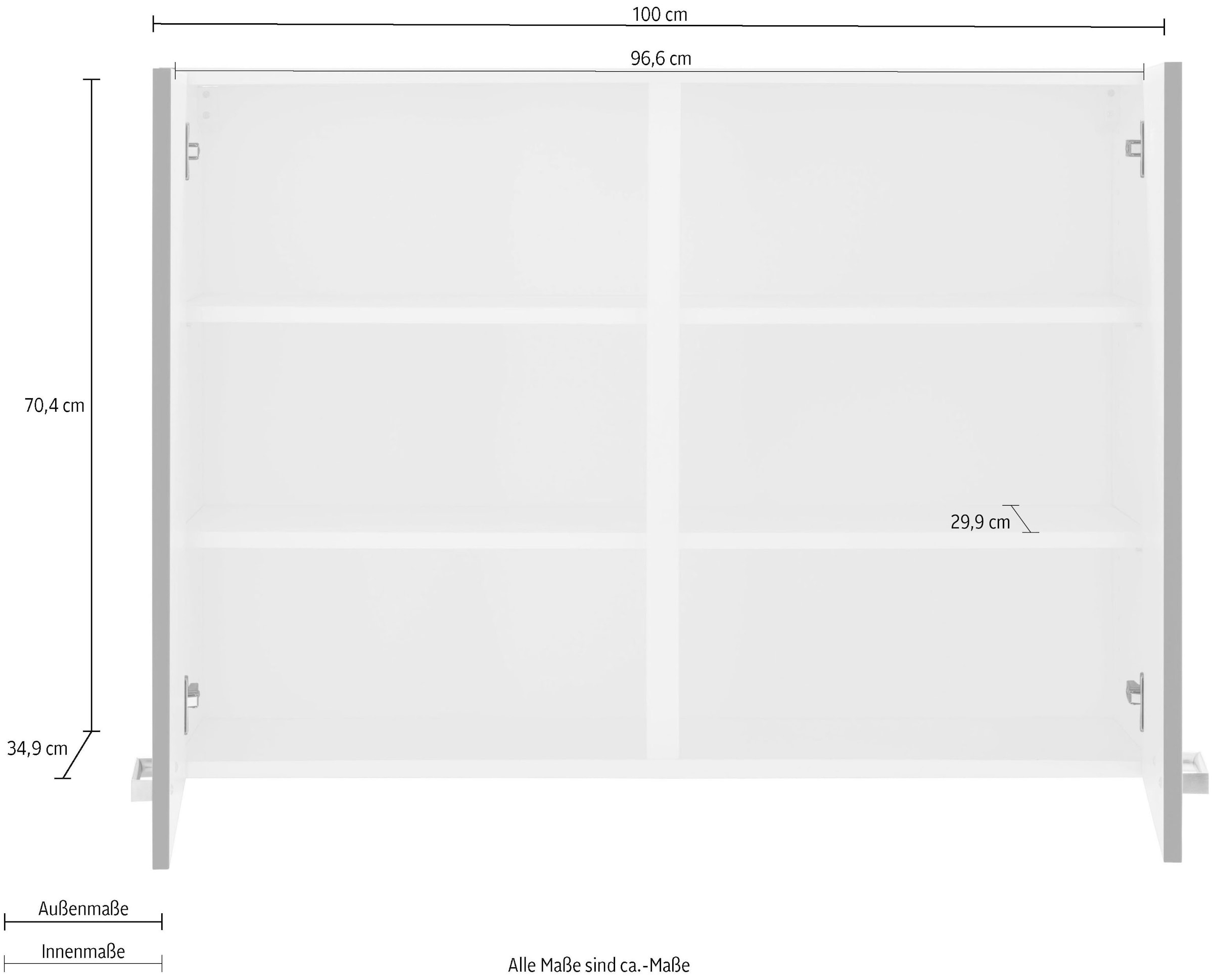 OPTIFIT Hängeschrank »Parma« Breite 100 cm