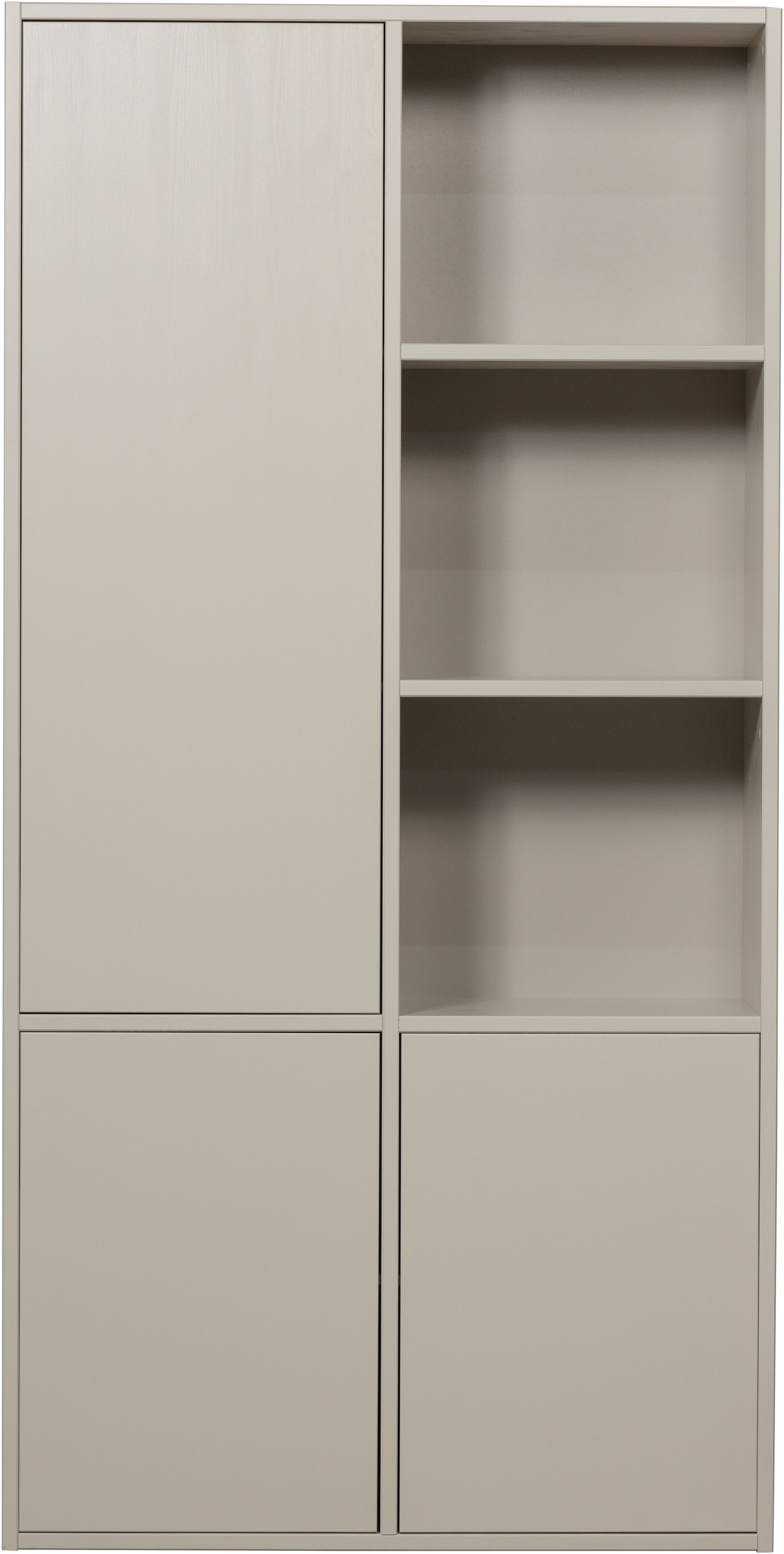 WOOOD Mehrzweckschrank »Meggy FSC® Mix Kiefernholz mit Druckmechanismus B 108x D 40x H 215 cm« Tragkraft 10 kg pro Boden, einfach zu montieren, sichtbare Maserung