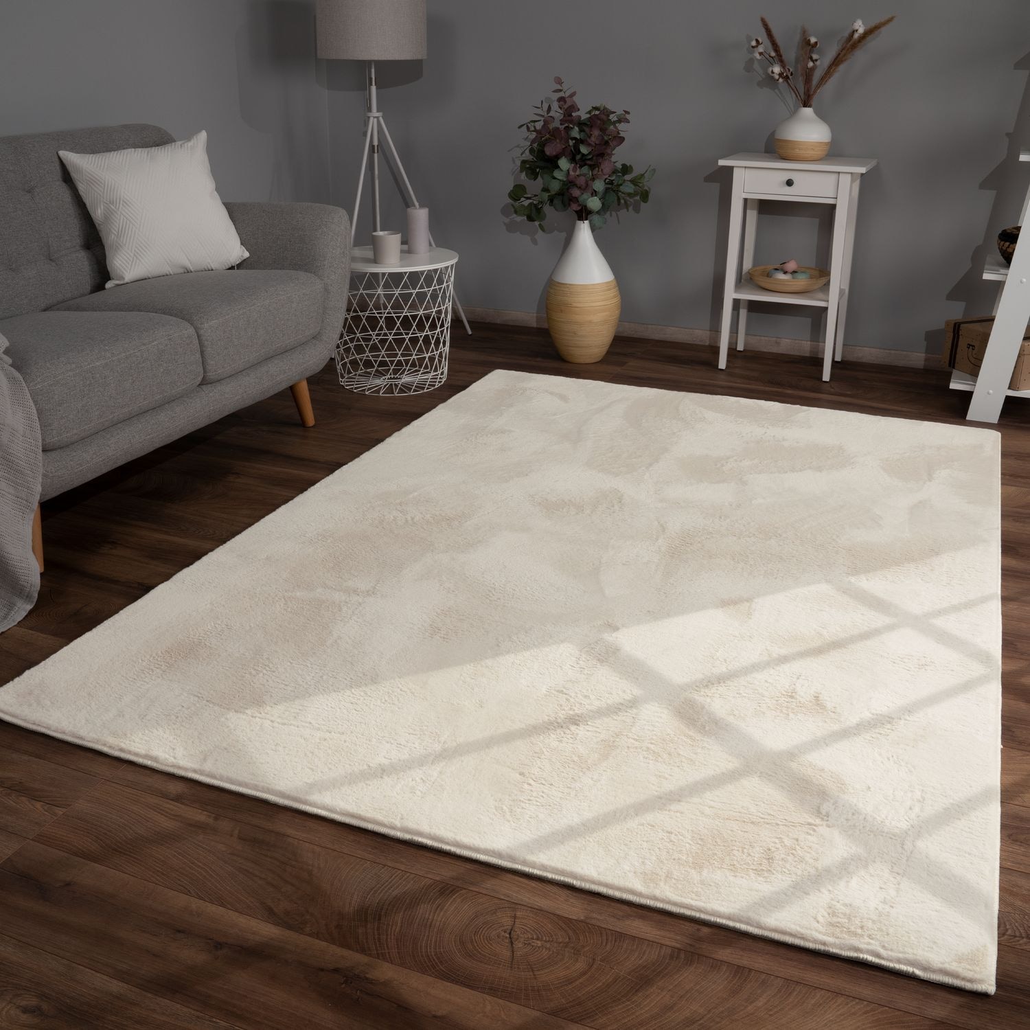 TT Home Teppich »Suave 600«, rechteckig, 14 mm Höhe, Wohnzimmer Hochflor Te günstig online kaufen