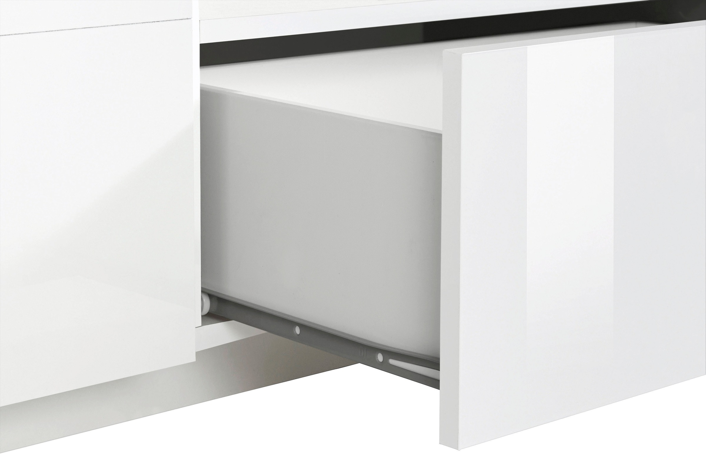 INOSIGN Lowboard »ALIEN- TV-Board, mit 2 Türen, 2 Schubladen und 2 offenen Fächern«, TV-Kommode Breite ca. 200 cm "Made in Italy"