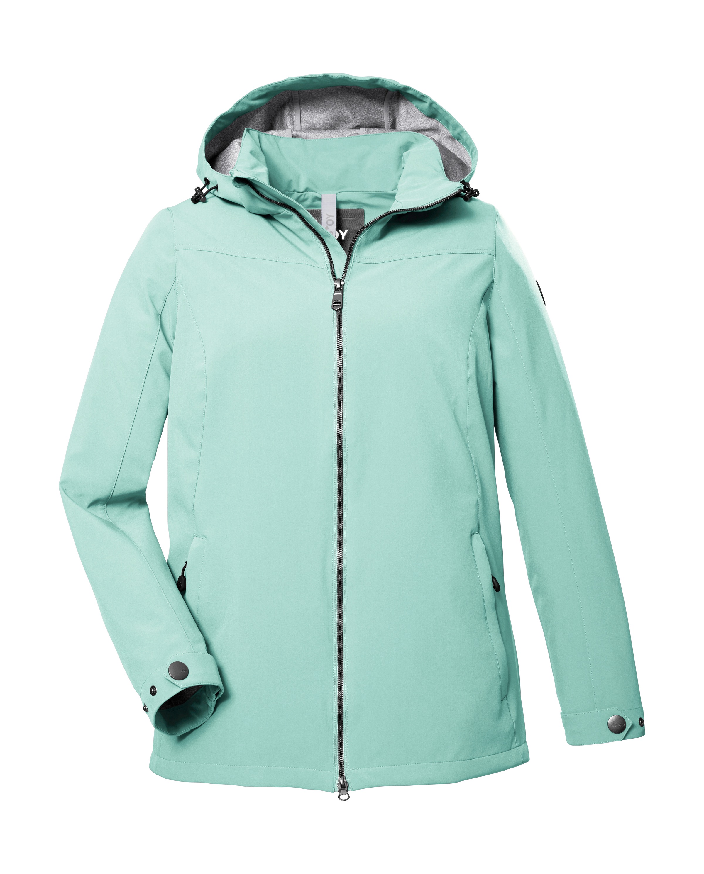 STOY Softshelljacke »STS 1 WMN SFTSHLL JCKT«, Damen Softshelljacke: wasserabweisend, winddicht, atmungsaktiv