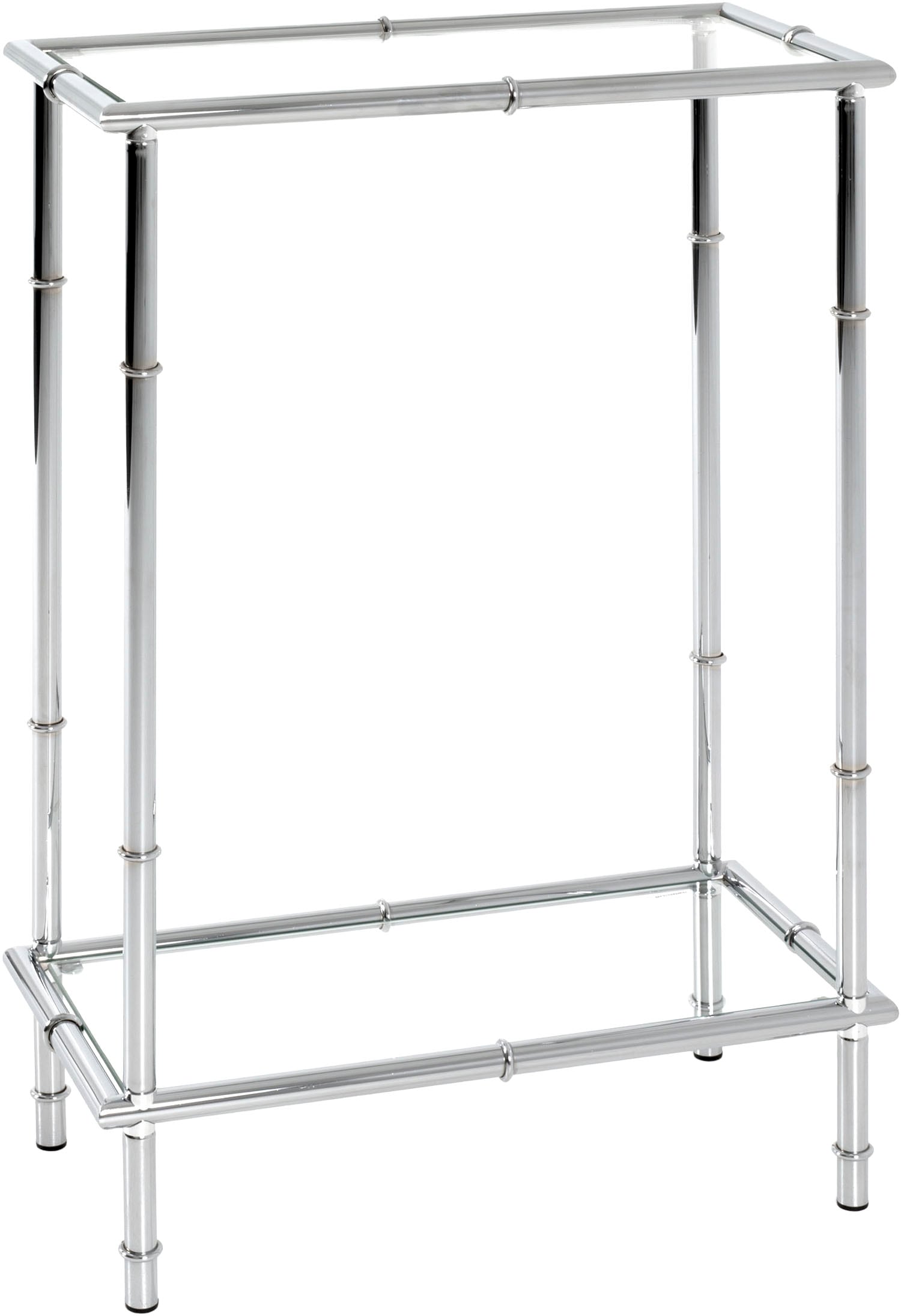 HAKU Konsolentisch »Beistelltisch« 1 Stk. tlg. rechteckig - aus Metall Silber B/T/H 50/25/75 cm
