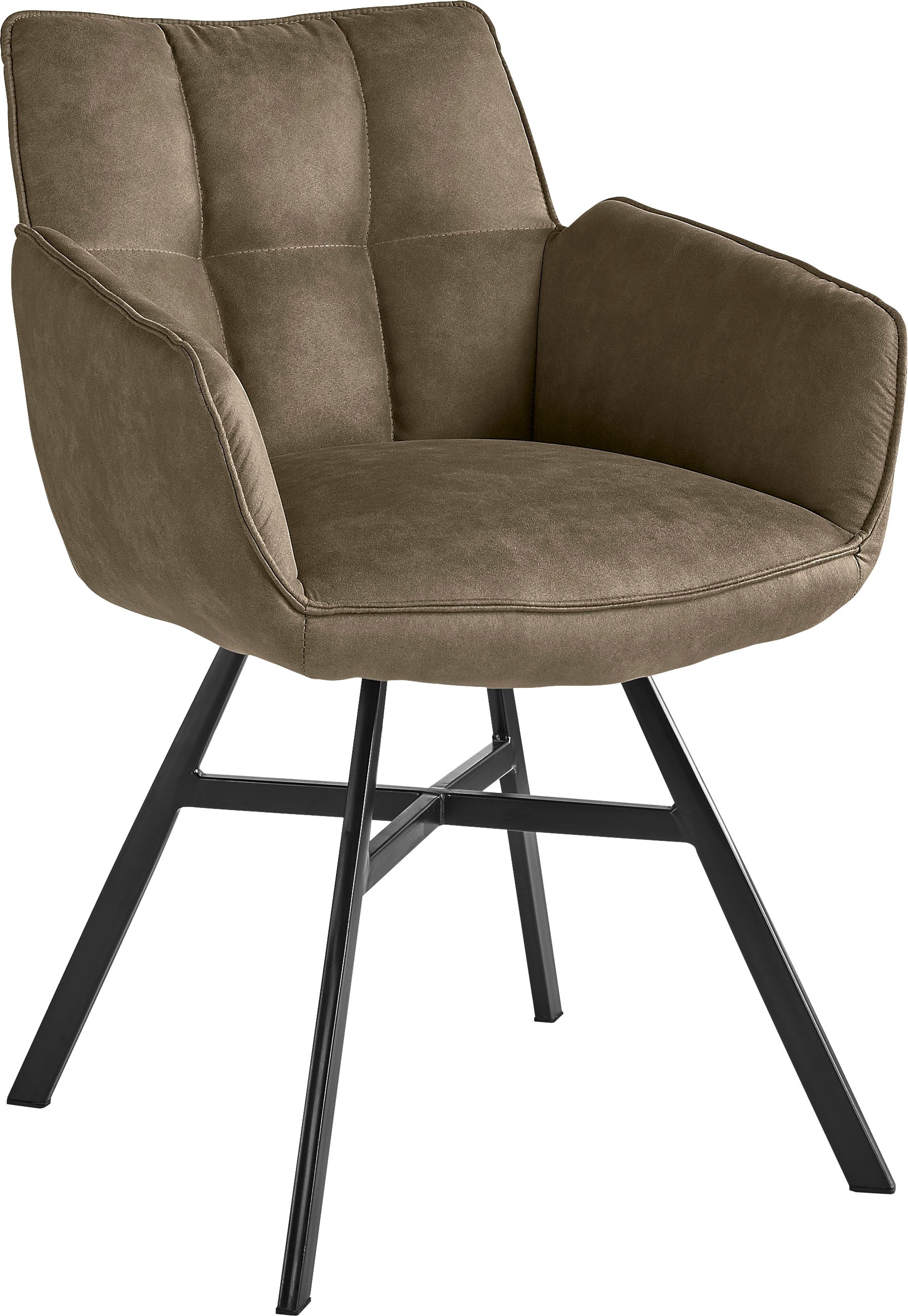 set one by Musterring Armlehnstuhl »Frisco« () 2er Set, 4-Fußgestell, Sitzh günstig online kaufen