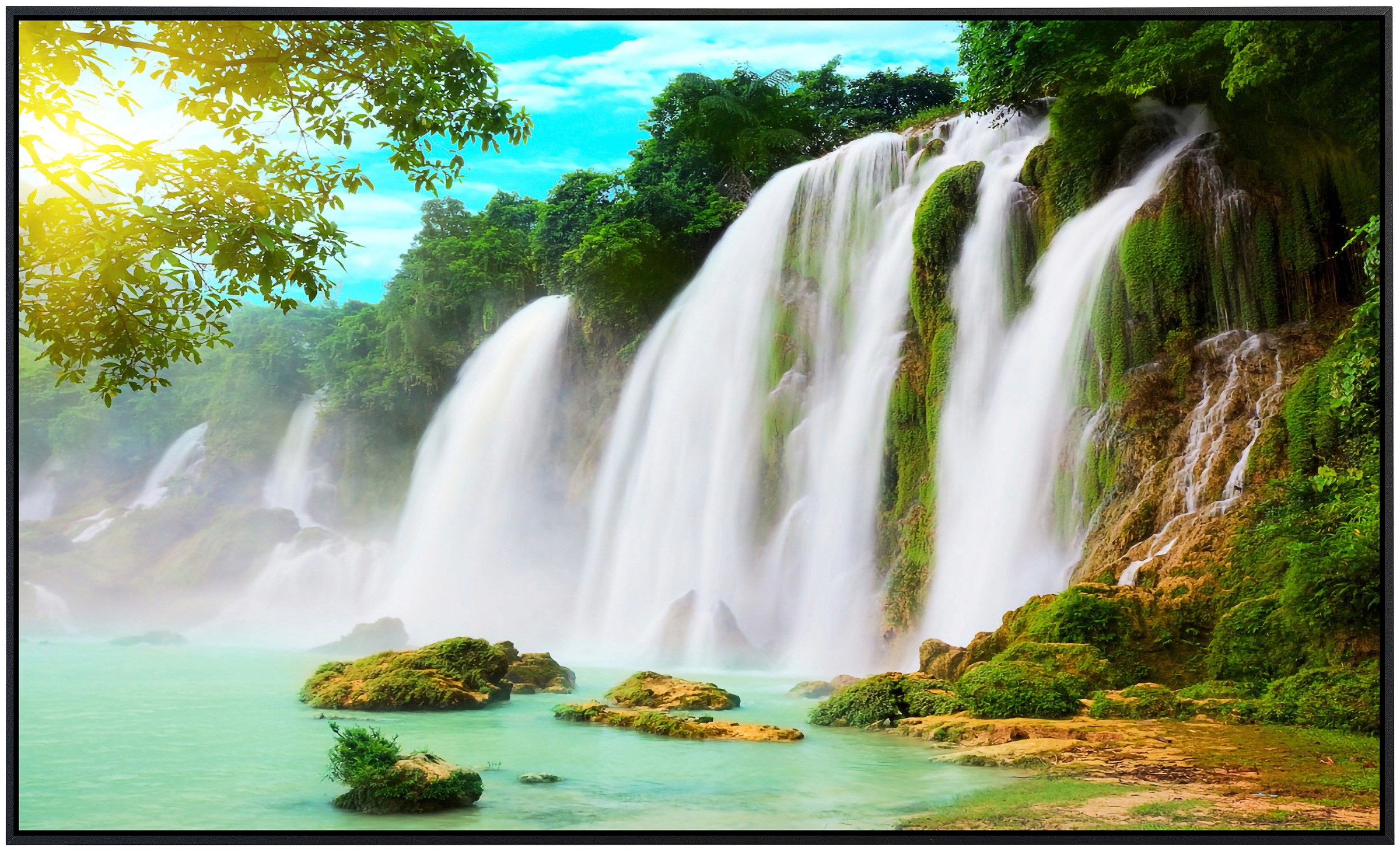 Papermoon Infrarotheizung »Ban Gioc Vietnam Wasserfall«, sehr angenehme Strahlungswärme