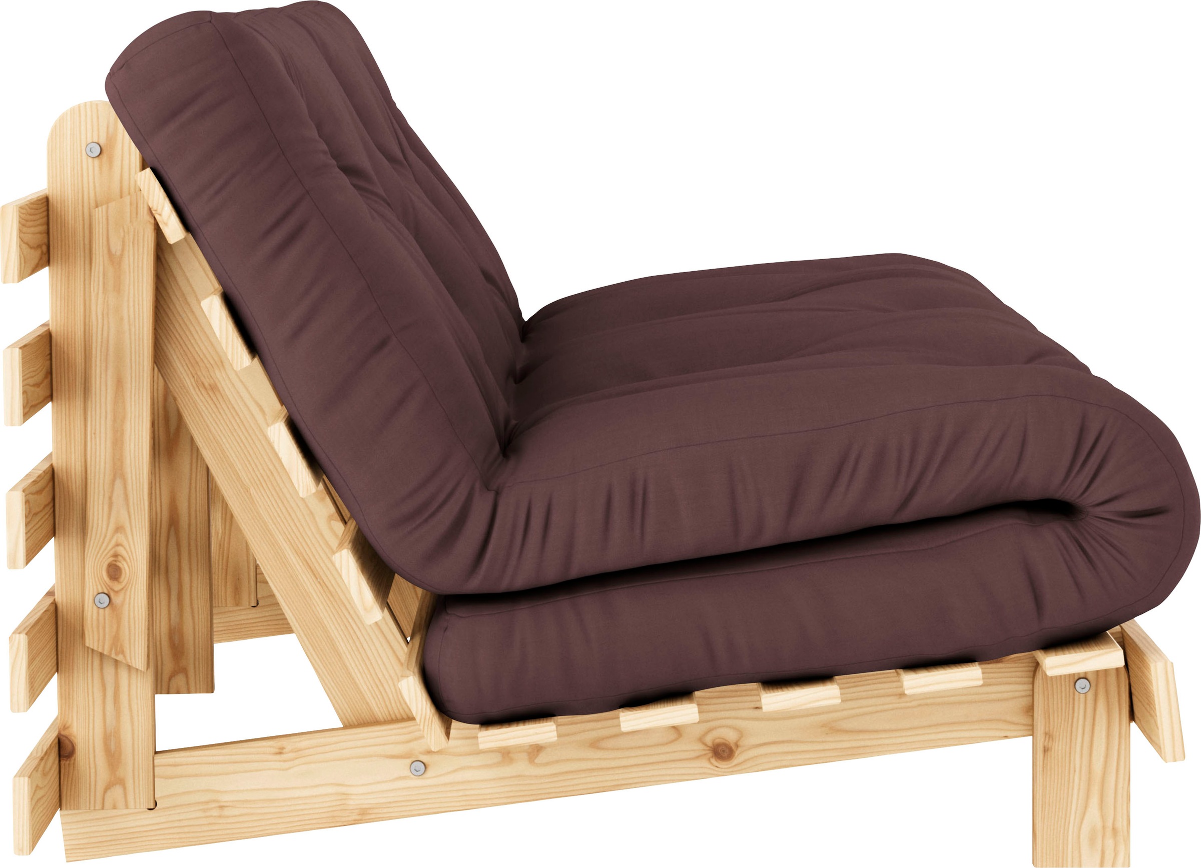 Karup Design Daybett »Roots Schlafsofa, Gästebett, Sofa inkl. Futonmatratze«, Liegefläche 90/140/160 x200 cm, FSC® zertifizierte Kiefer