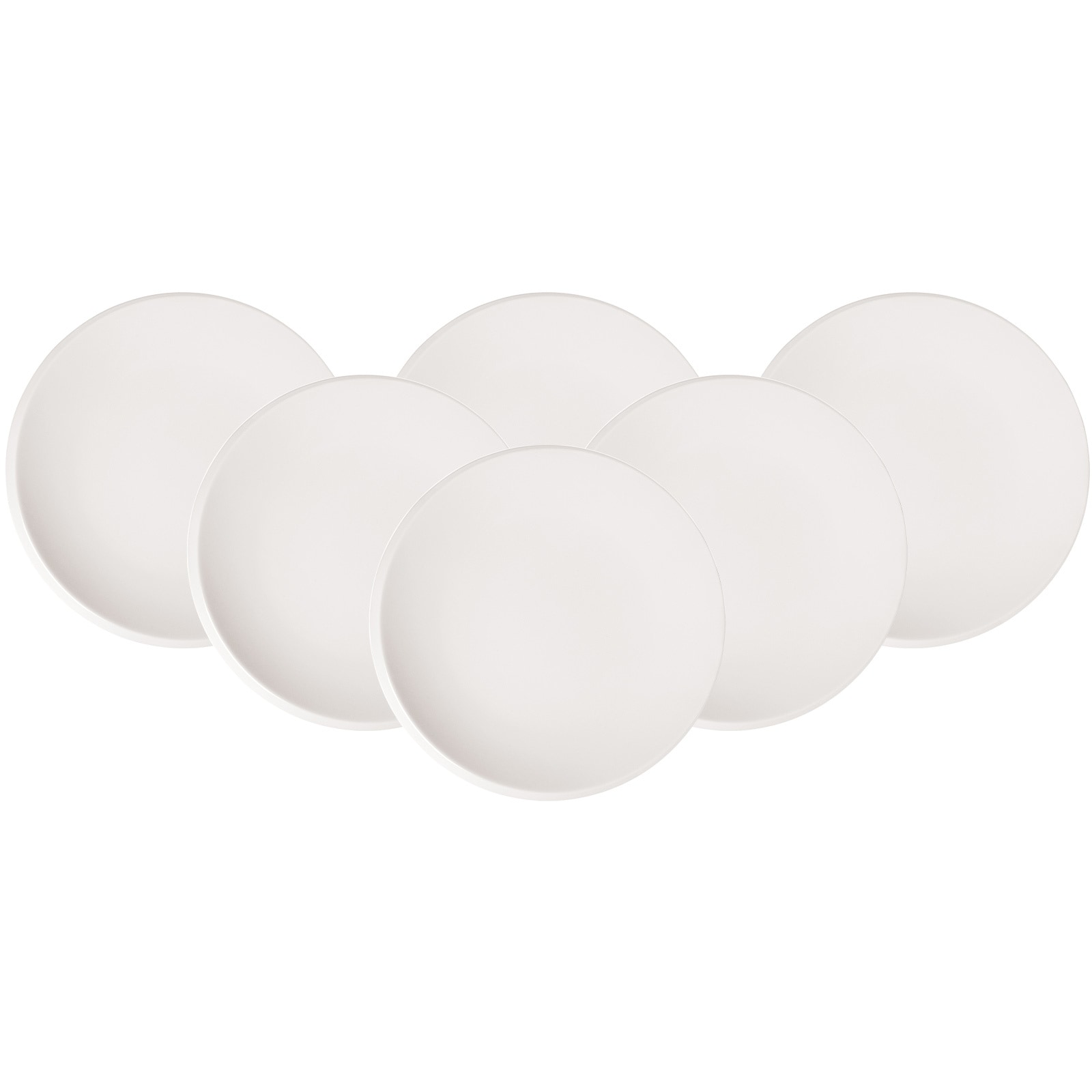 Villeroy & Boch Speiseteller »Speiseteller NewMoon ø 27 cm 6er Set weiß« günstig online kaufen