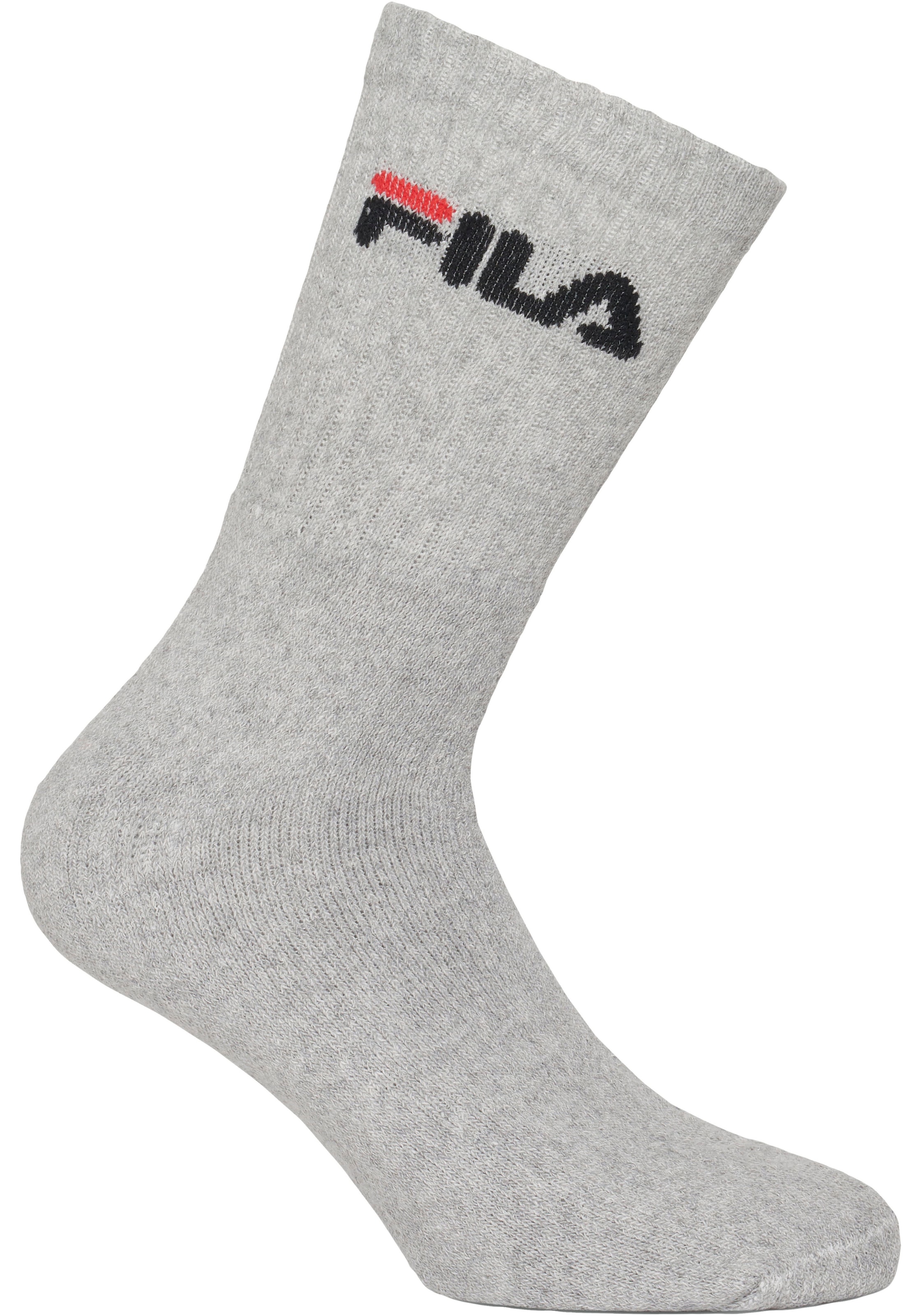 Fila Tennissocken, (3er Pack), mit verstärkten Belastungszonen