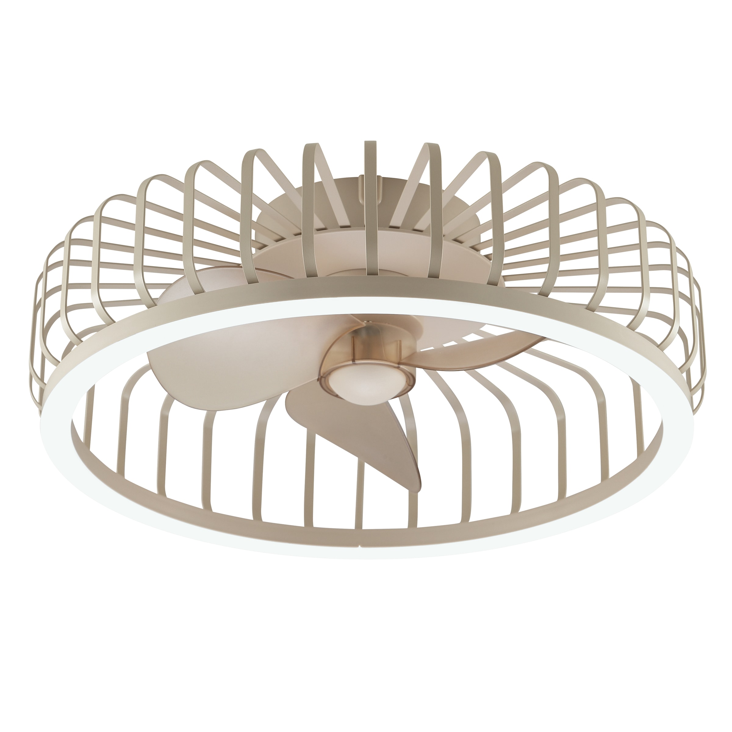 Brilliant LED Deckenleuchte »Capo« LED-Modul 1 Stk. warmweiß - kaltweiß LED-Ventilator, Ø 48 cm, 4200 lm, dimmbar, CCT