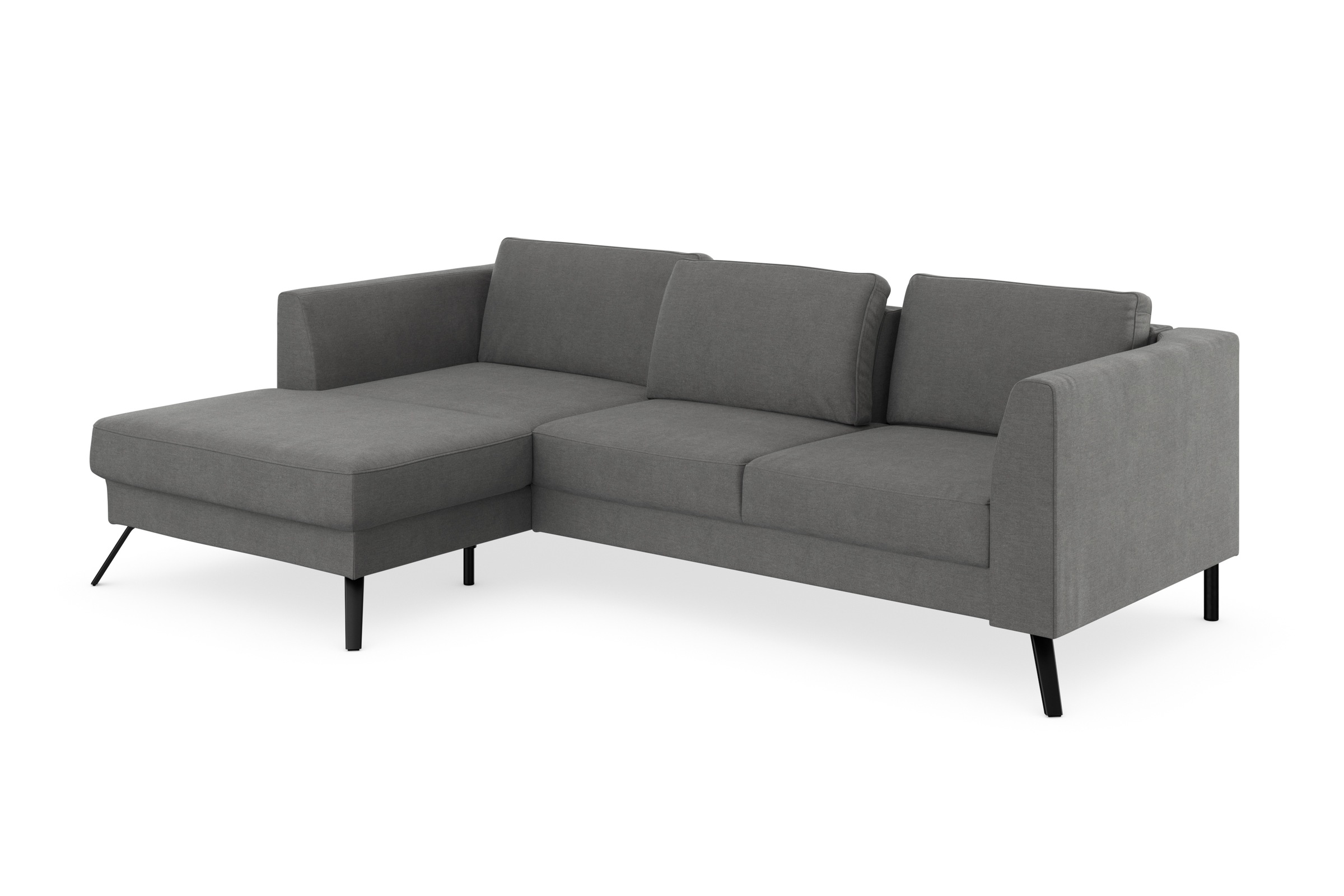 sit&more Ecksofa »Lindholm L-Form«, mit Sitztiefenverstellung und Federkern