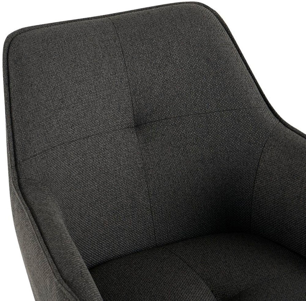 OTTO home Esszimmerstuhl »Azura« (Set) 2 Stk.Moderner Armlehnstuhl mit 360 Grad drehbarer Sitzschale in Webstoff