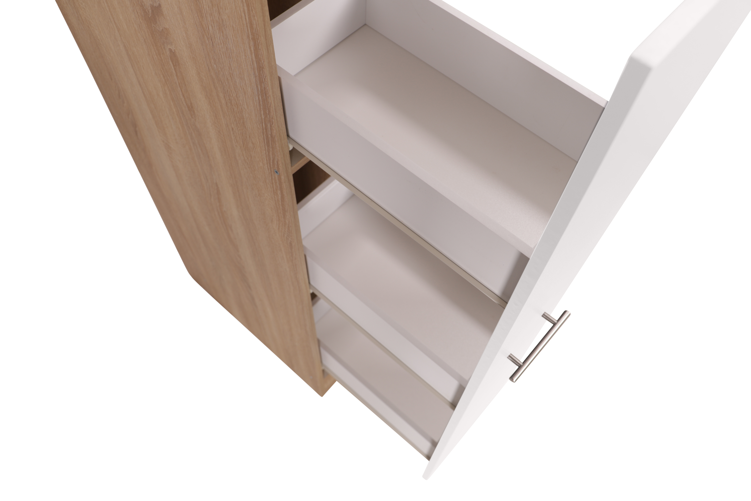 RESPEKTA Apothekerschrank »Merle« Breite 30 cm, Metallstangengriffe, Höhe 144,8 cm