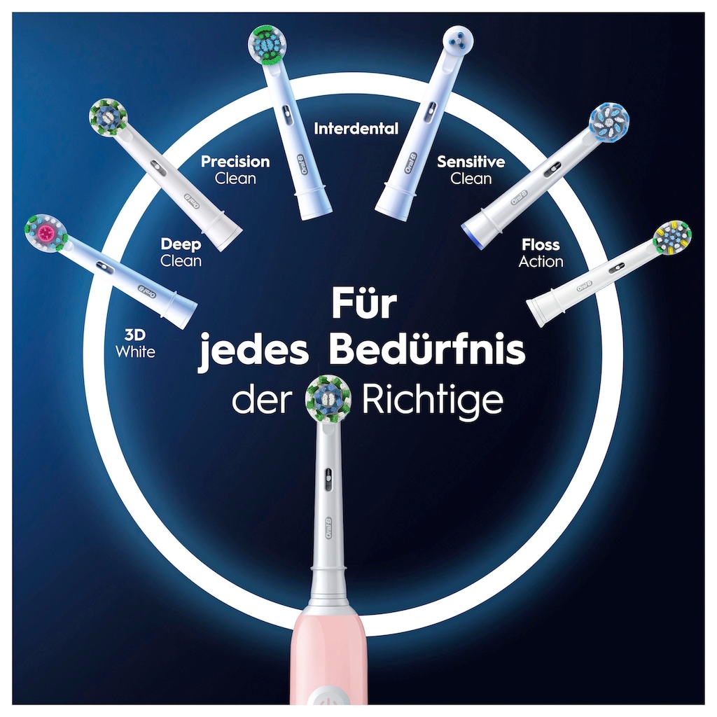 Oral-B Elektrische Zahnbürste »PRO Series 1«, 1 St. Aufsteckbürsten