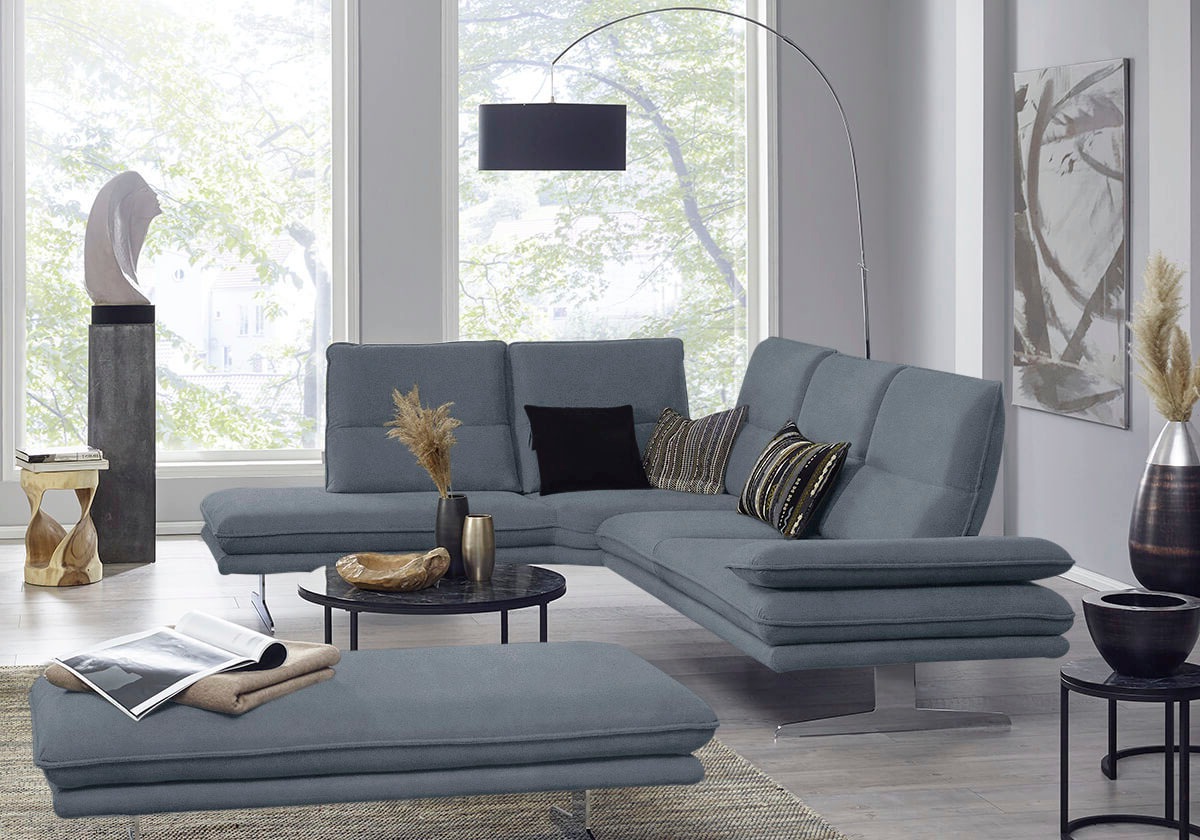 W.SCHILLIG Ecksofa »broadway, Designsofa, mit tollem Sitzkomfort, L-Form«, günstig online kaufen