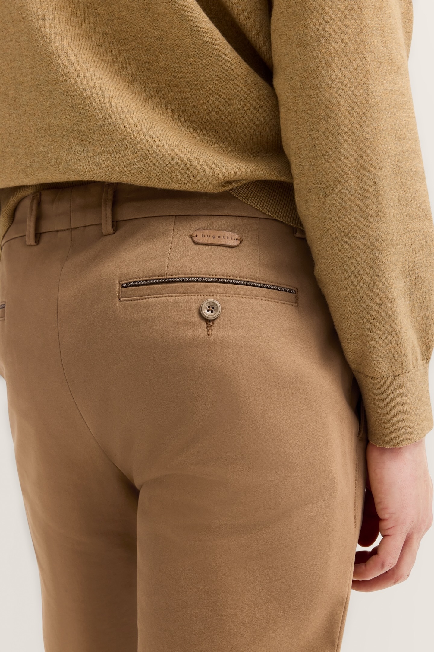 bugatti Chinohose »Modern Fit«, mit Luxury Power Stretch