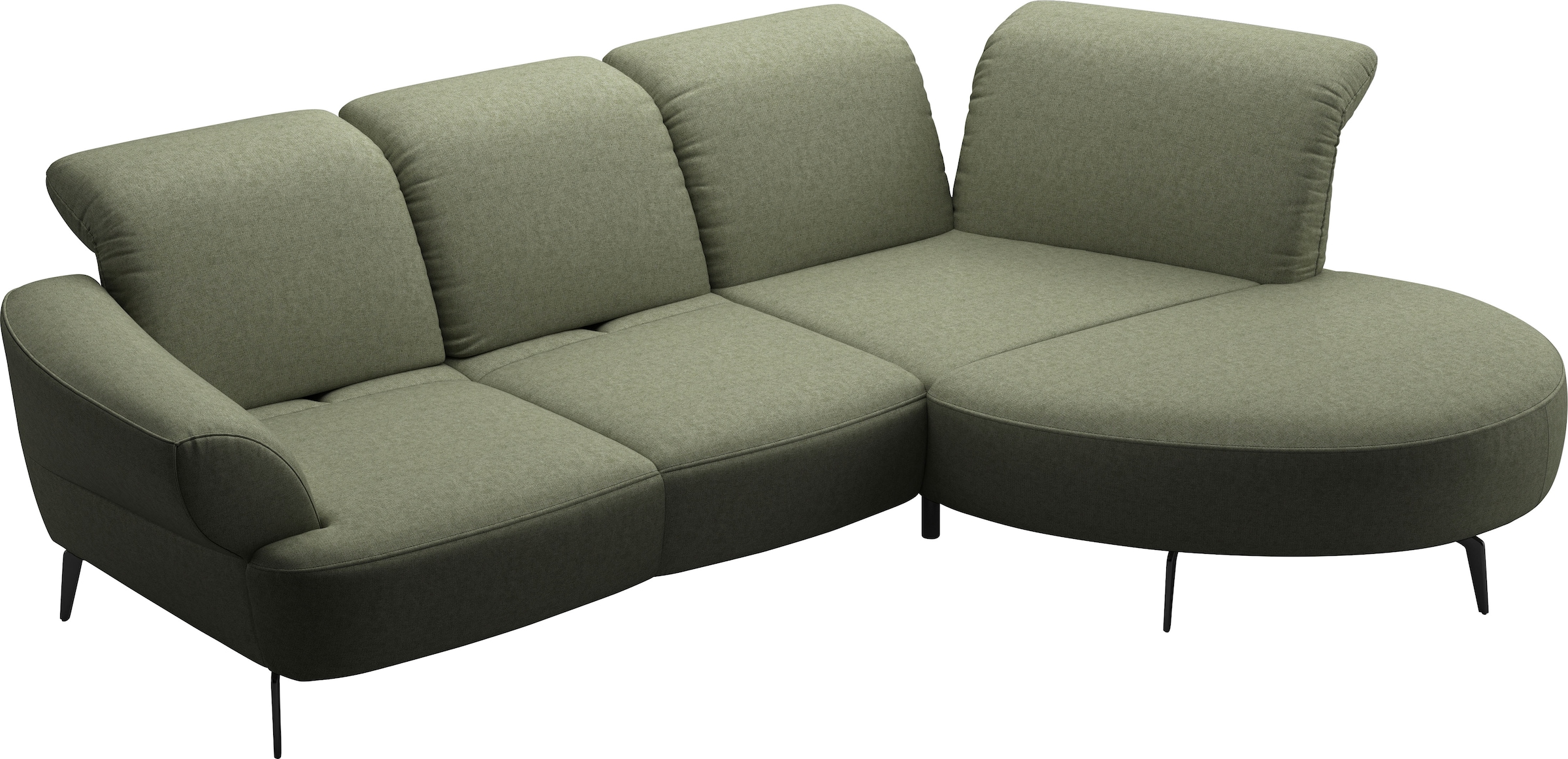 sit&more Ecksofa »Dance«, inkl.System Click&Seat und Sitztiefenverstellung