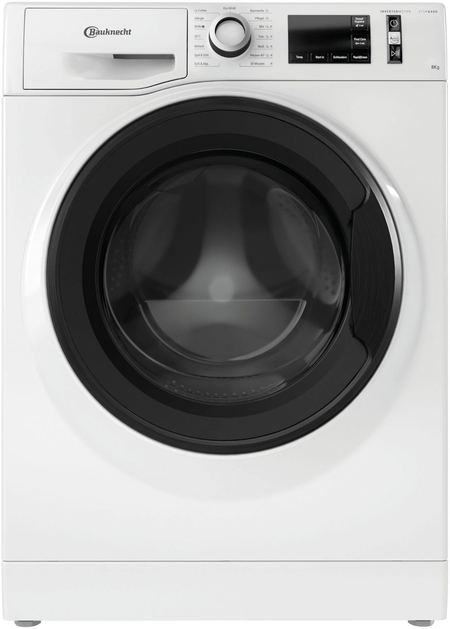 Waschmaschine, bei Active 8 online BAUKNECHT 1400 U/min W kg, 8A,