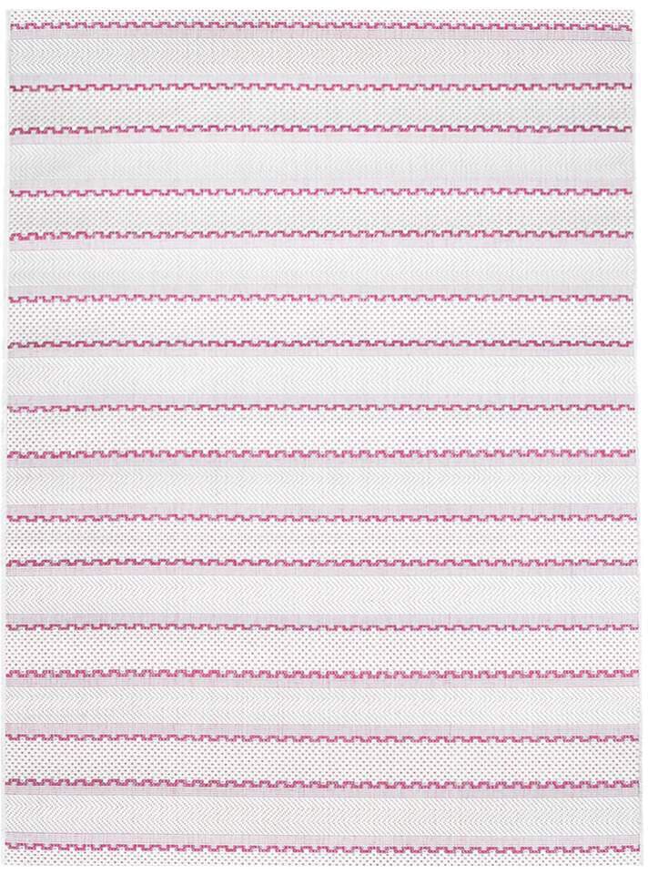 Carpet City Outdoorteppich »Outdoor 720«, rechteckig, 5 mm Höhe, In- und Outdoor geeignet, Geo-Muster, Wohnzimmer, Balkon, Terrasse
