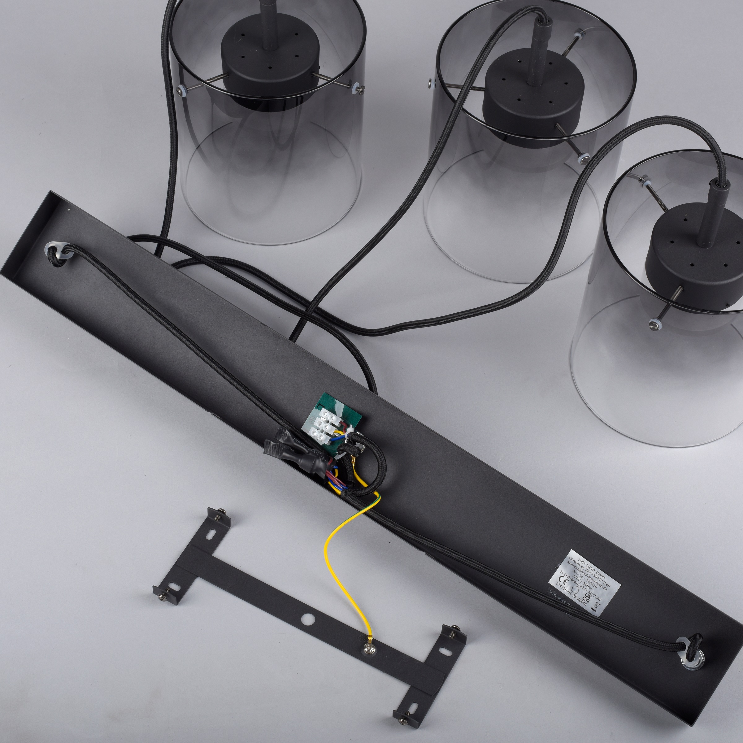 JUST LIGHT LED Deckenleuchte »ELIO« LED-Board 1 Stk. Warmweiß 3-Stufen Dimmer, Switchmo