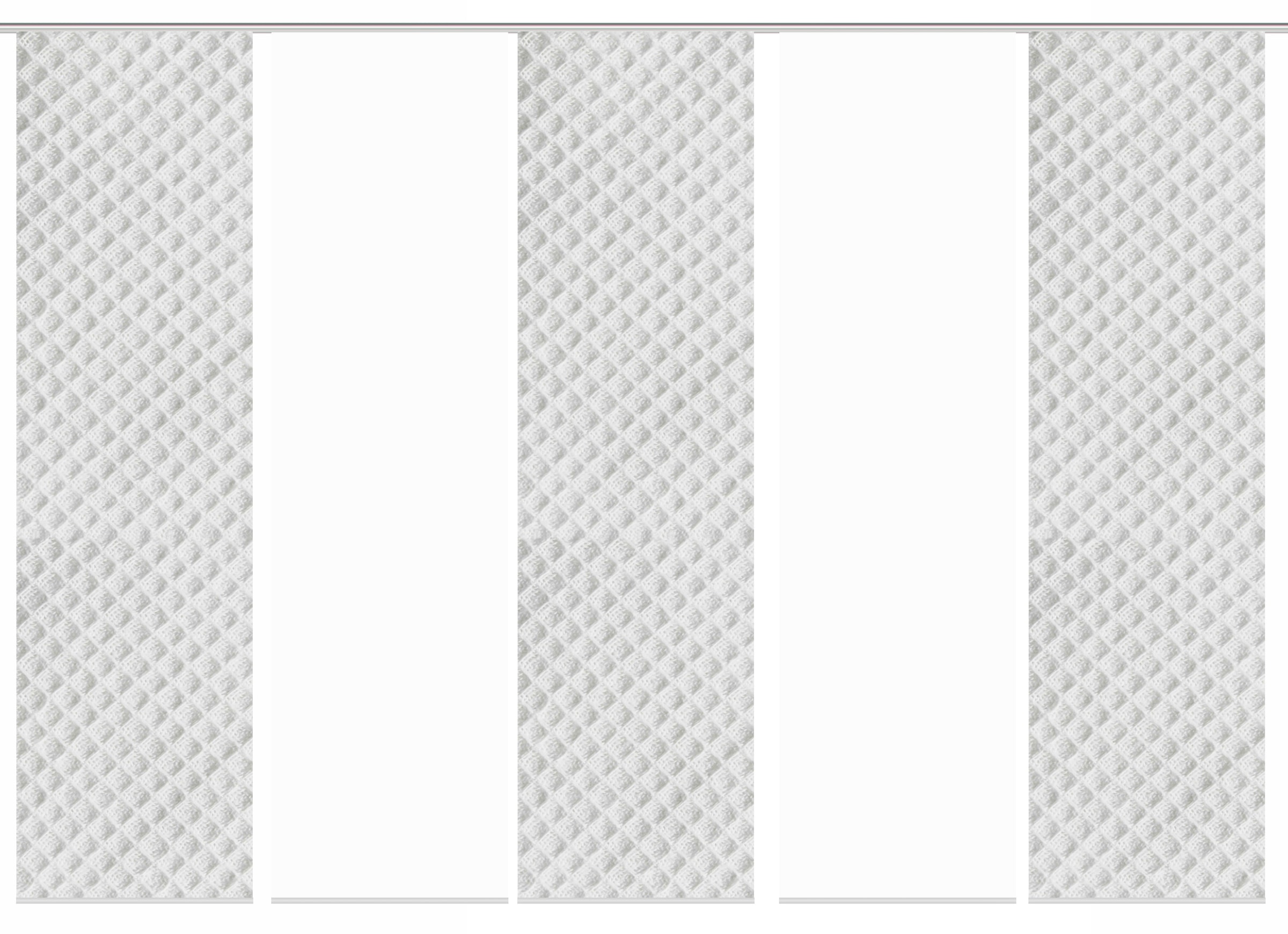 HOME WOHNIDEEN Schiebegardine »MARPENT 5er SET«, (5 St.), Schiebevorhang Digidruck 5er Set MARPENT